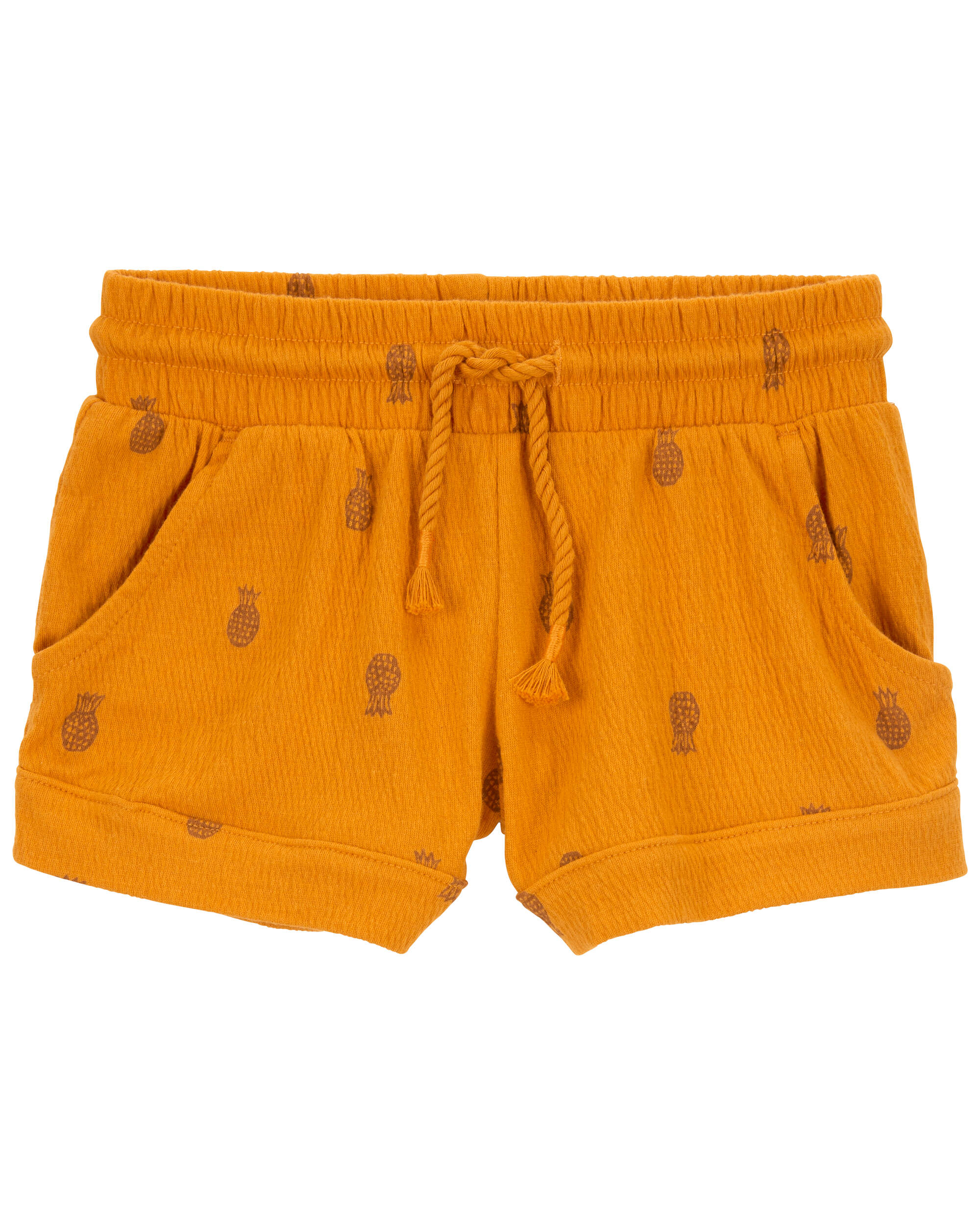 Pineapple Pull-On French Terry Shorts