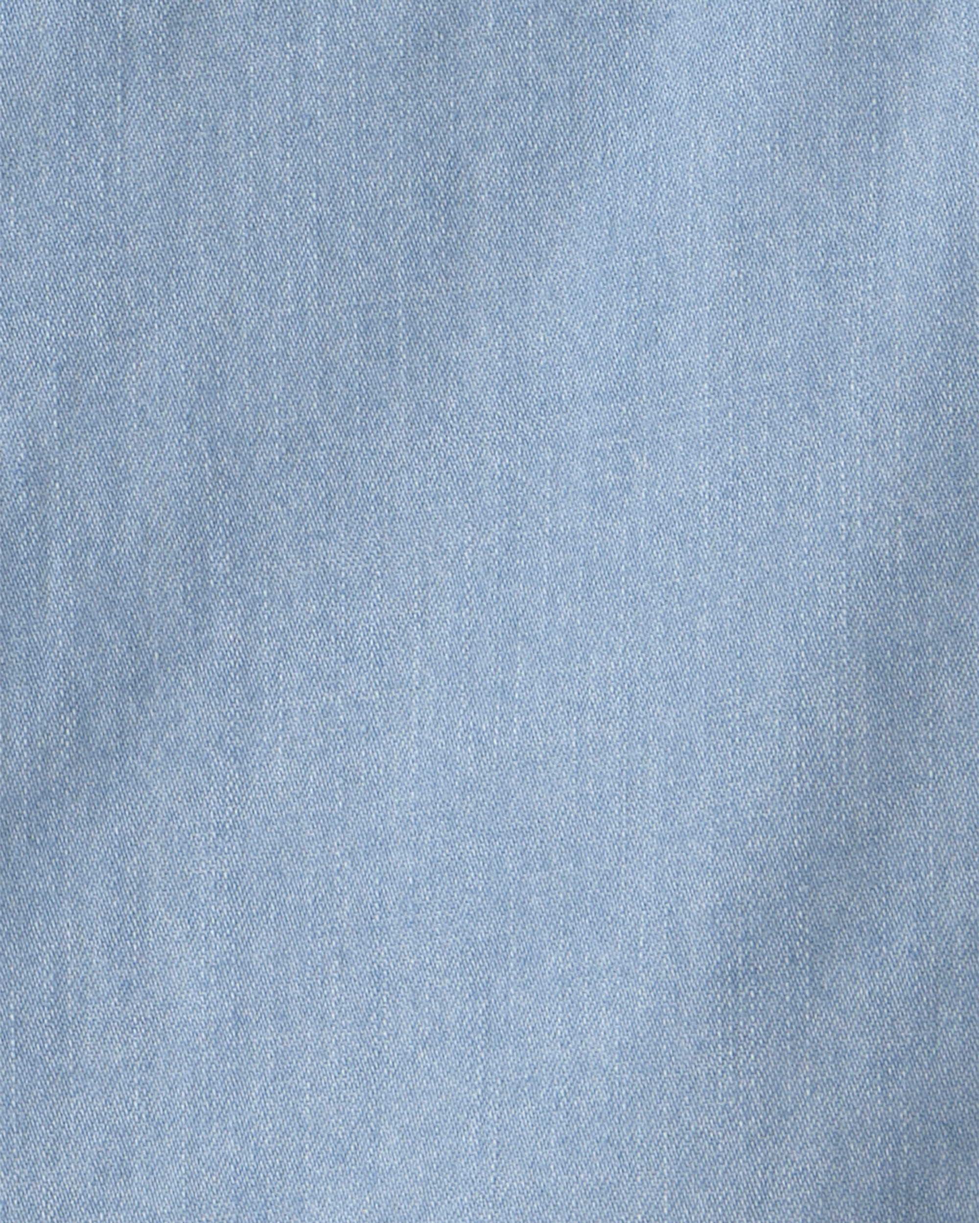 Toddler Boy Organic Cotton Chambray Button-Down Top