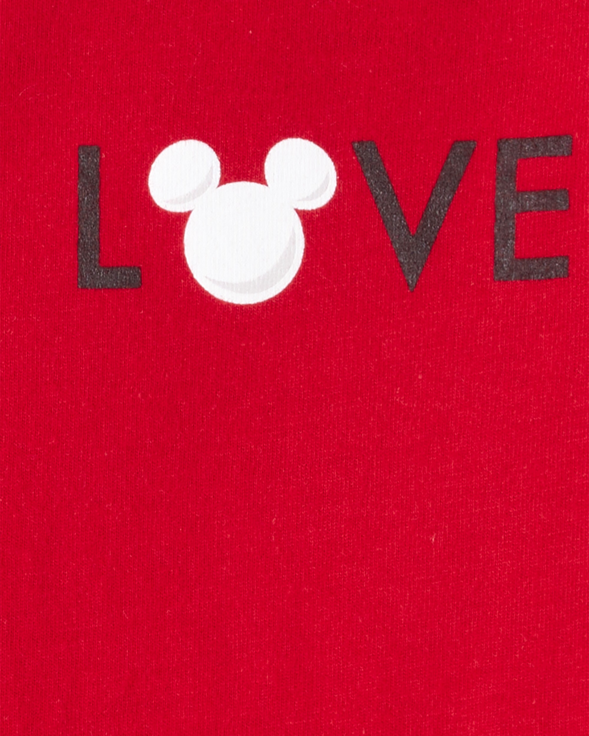 Toddler Boy Valentine's Day Disney© Mickey Mouse Short-Sleeve Graphic Tee - Red