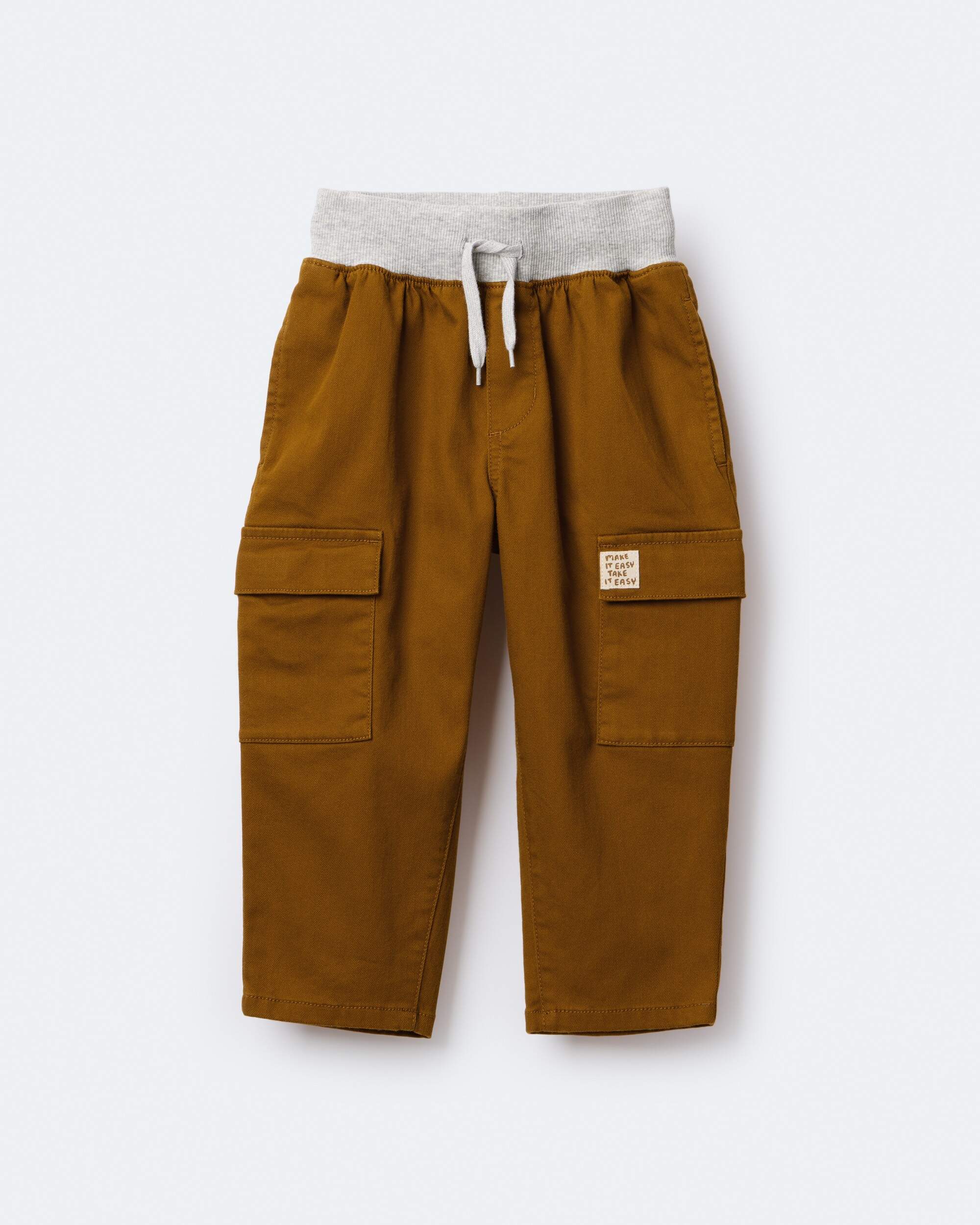 Toddler Boy Cargo Pant - Cinnamon