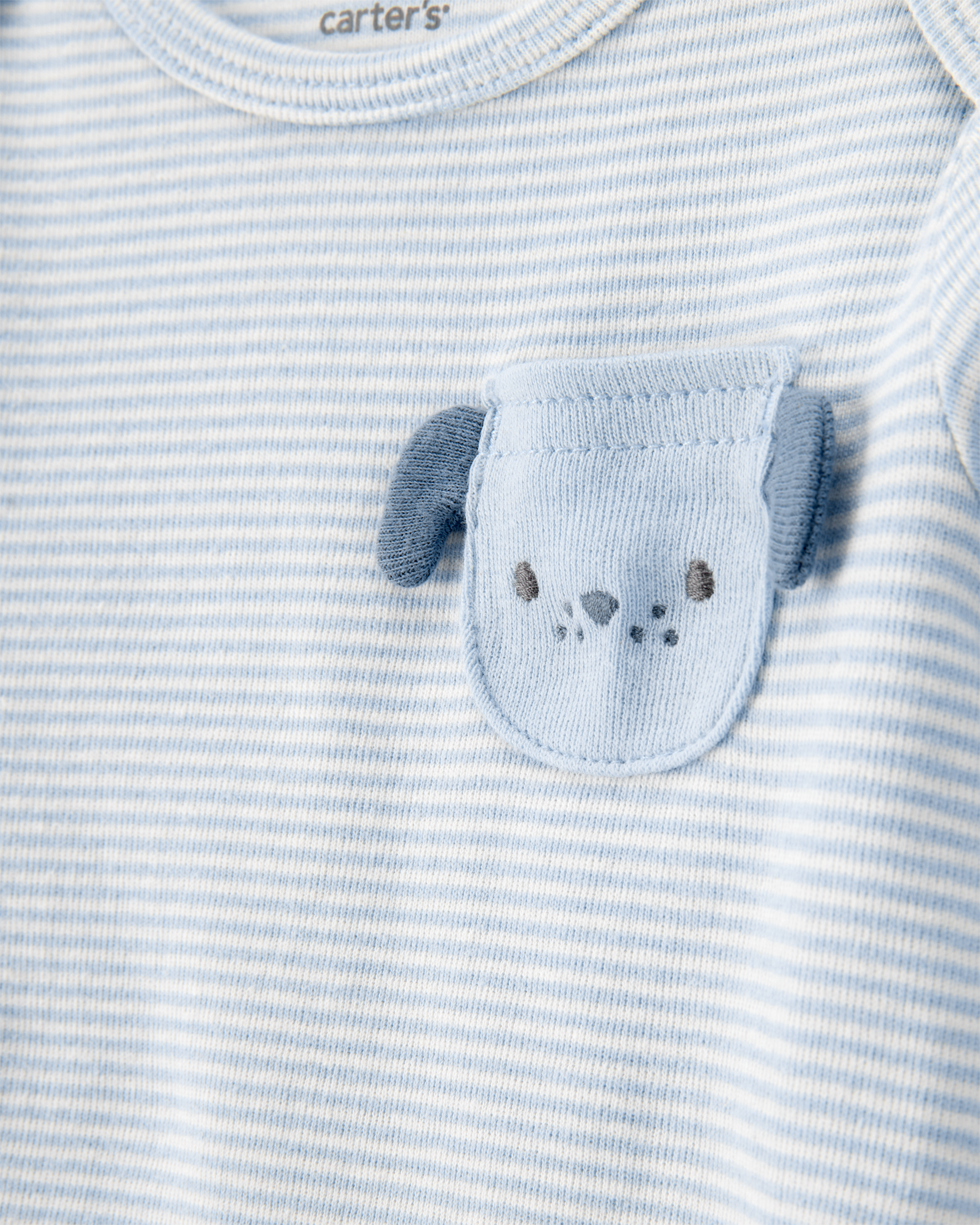 Baby 4-Piece Puppy Print Outfit Set