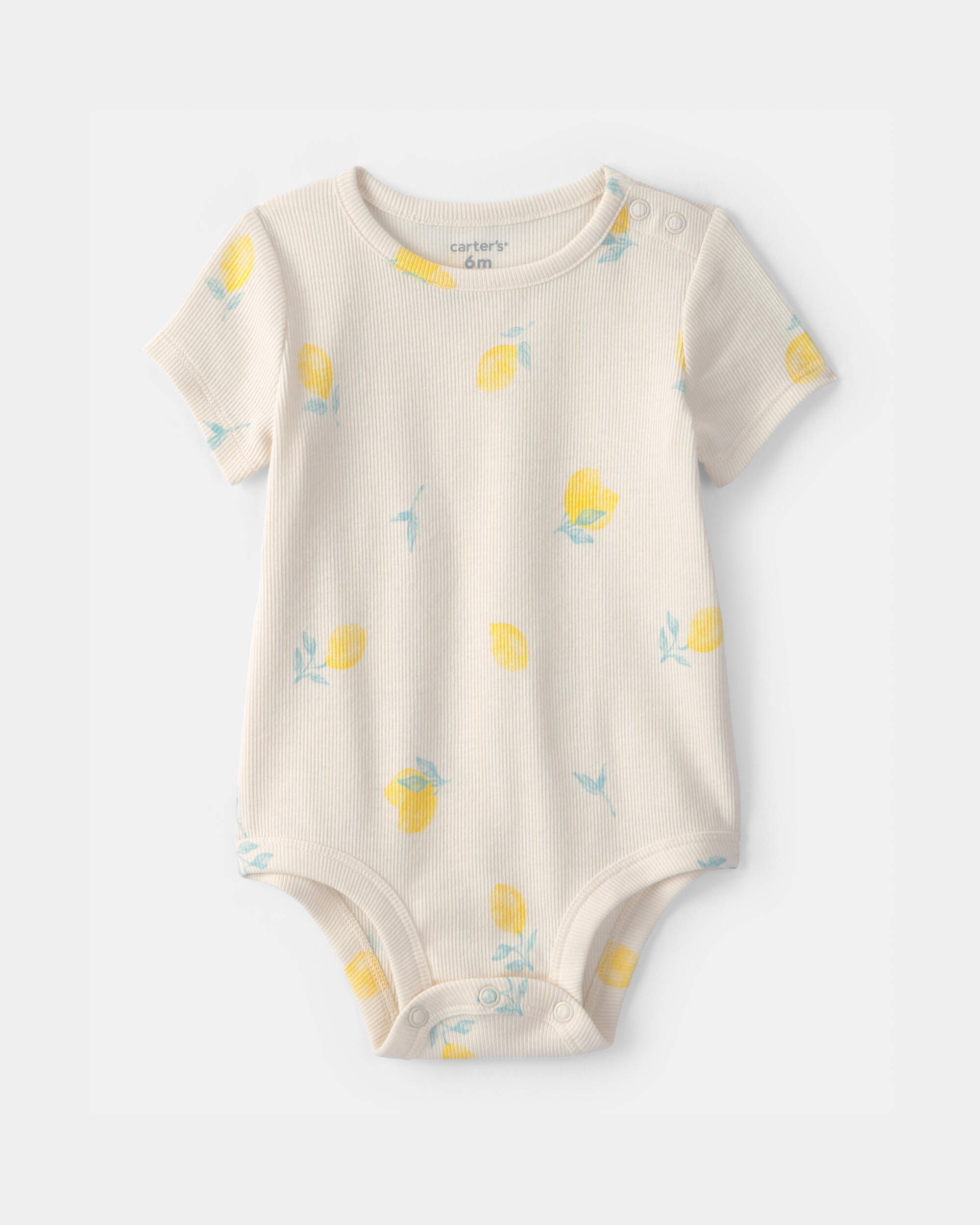 Baby Lemon Graphic Bodysuit - Ivory