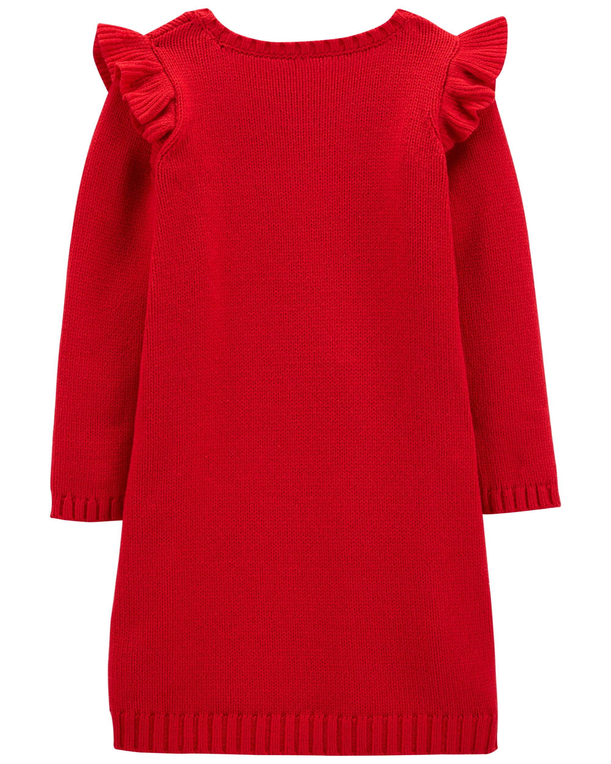 Carters holiday top sweater dress