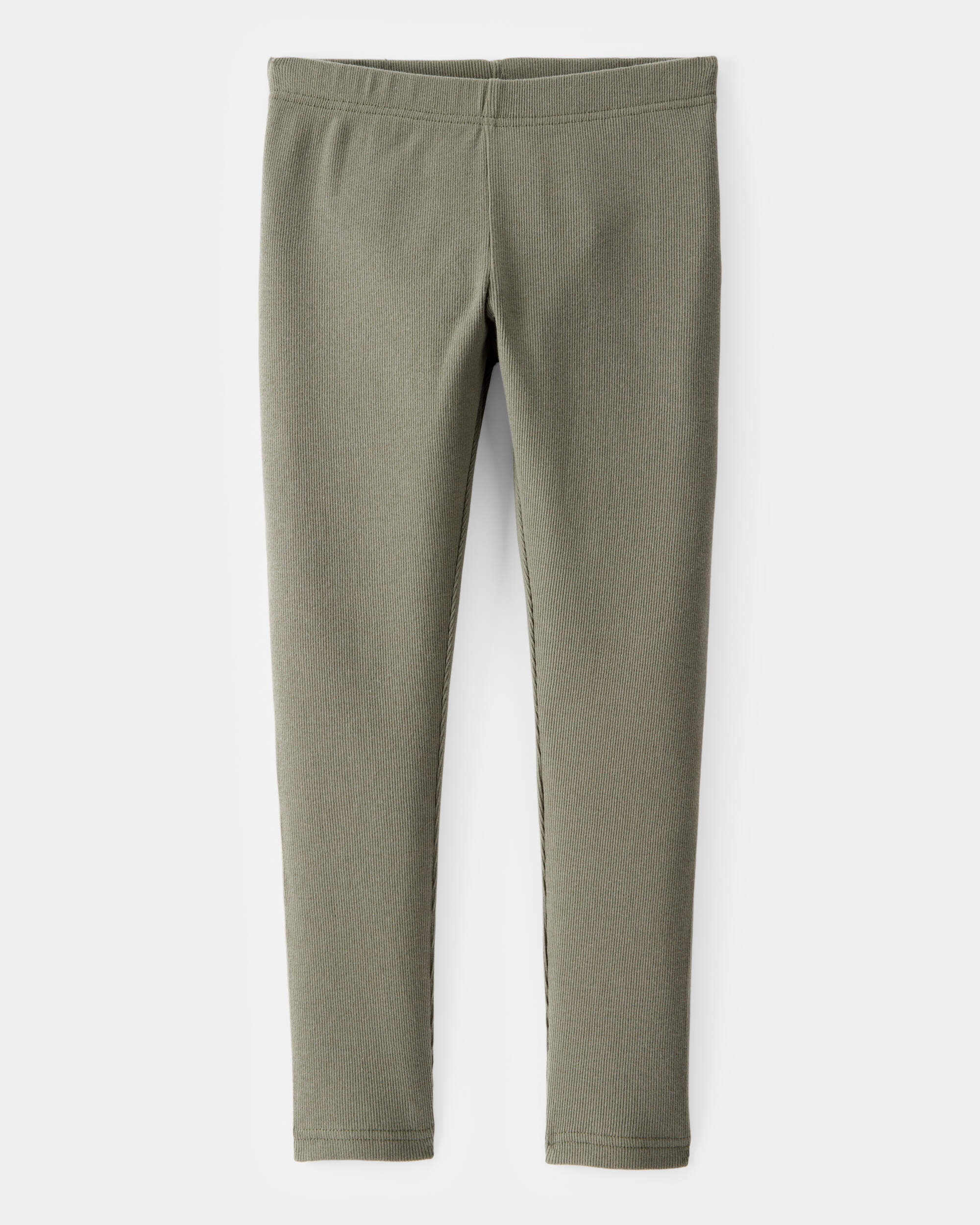 Girls Ribbed Leggings