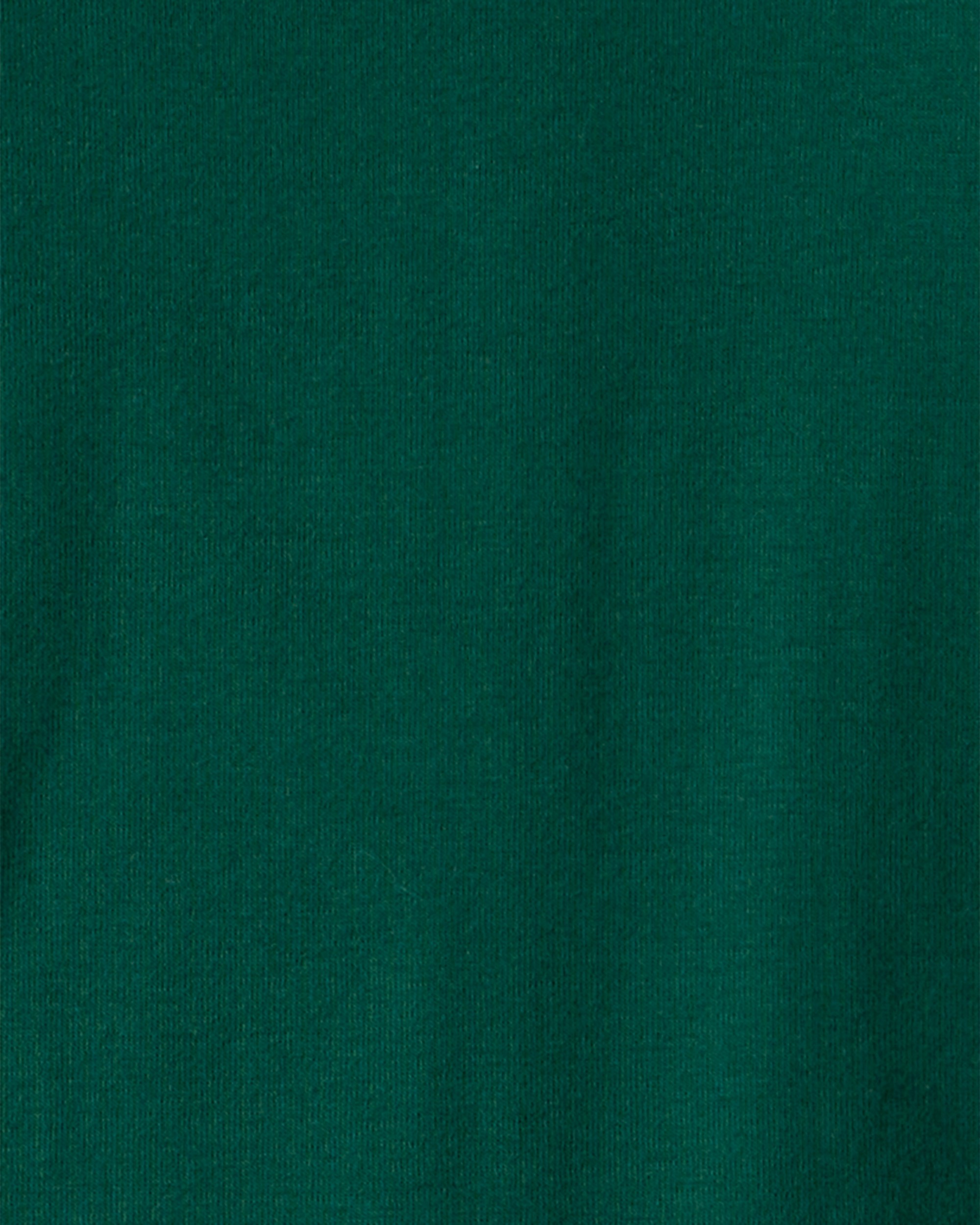 Kid Christmas Fair Isle Cotton Long-Sleeve Snug Fit 2-Piece pyjamas - Green/White