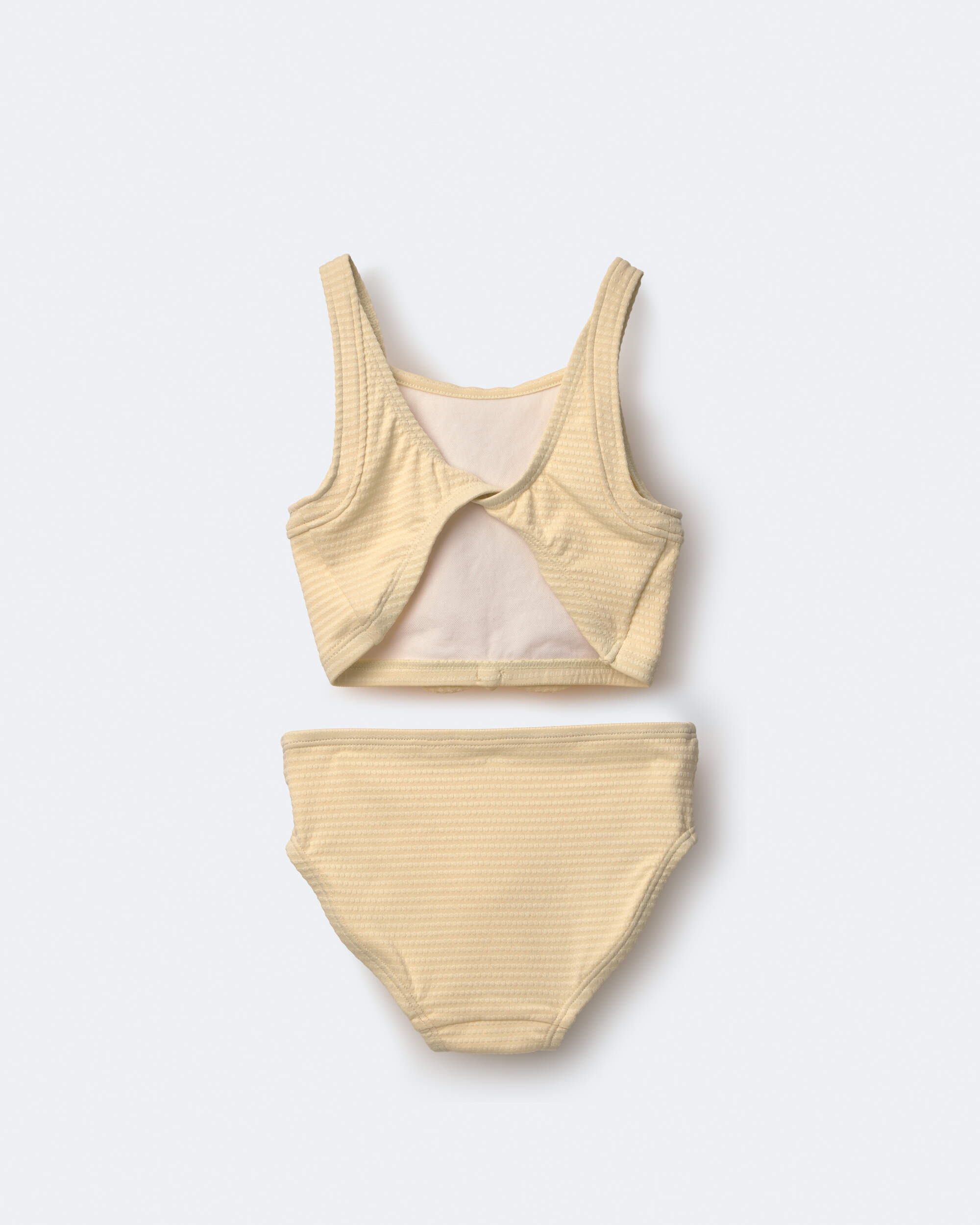 Toddler Girl Bow Tankini - Yellow
