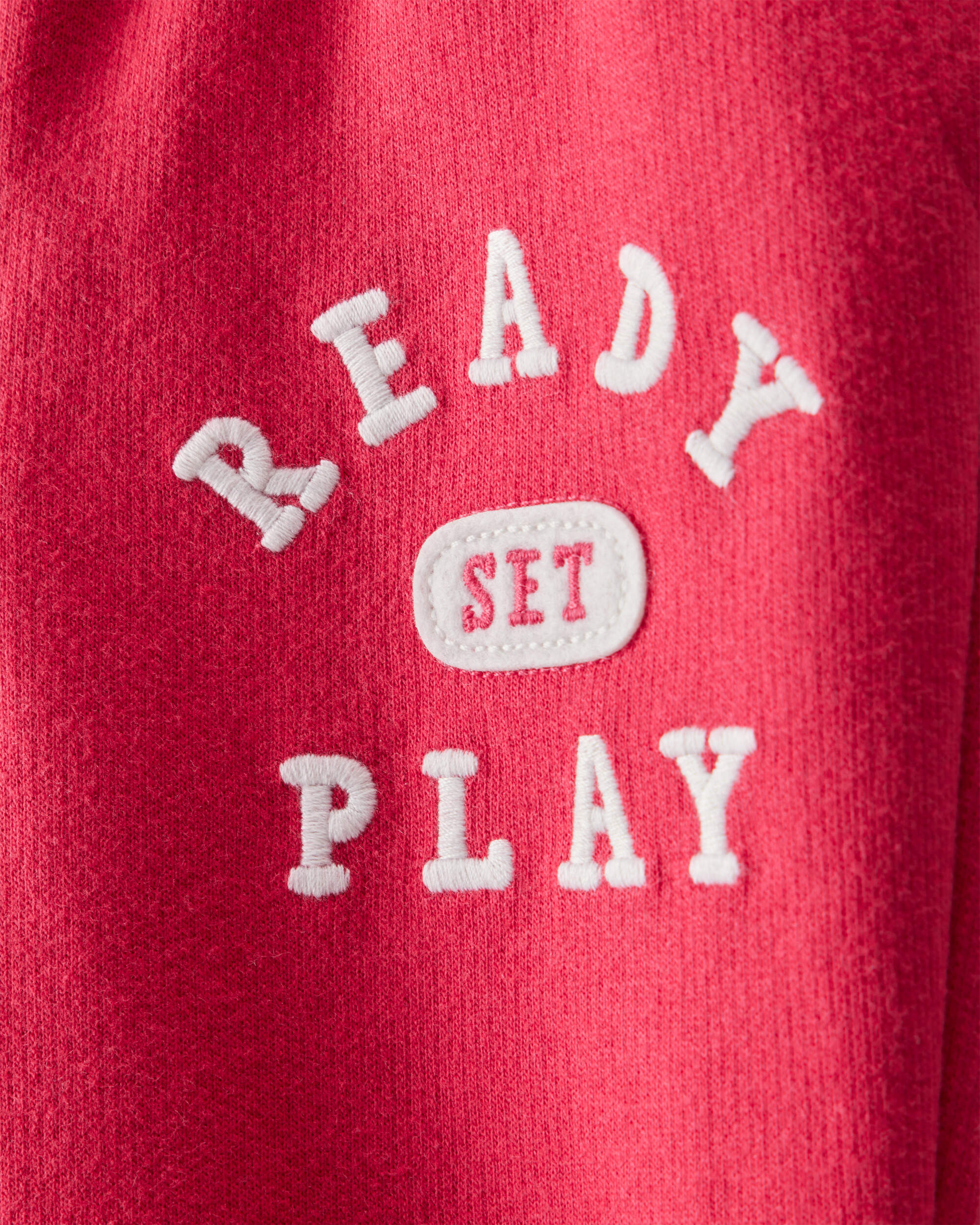 Baby Boy Ready Set Play French Terry Jogger - Red