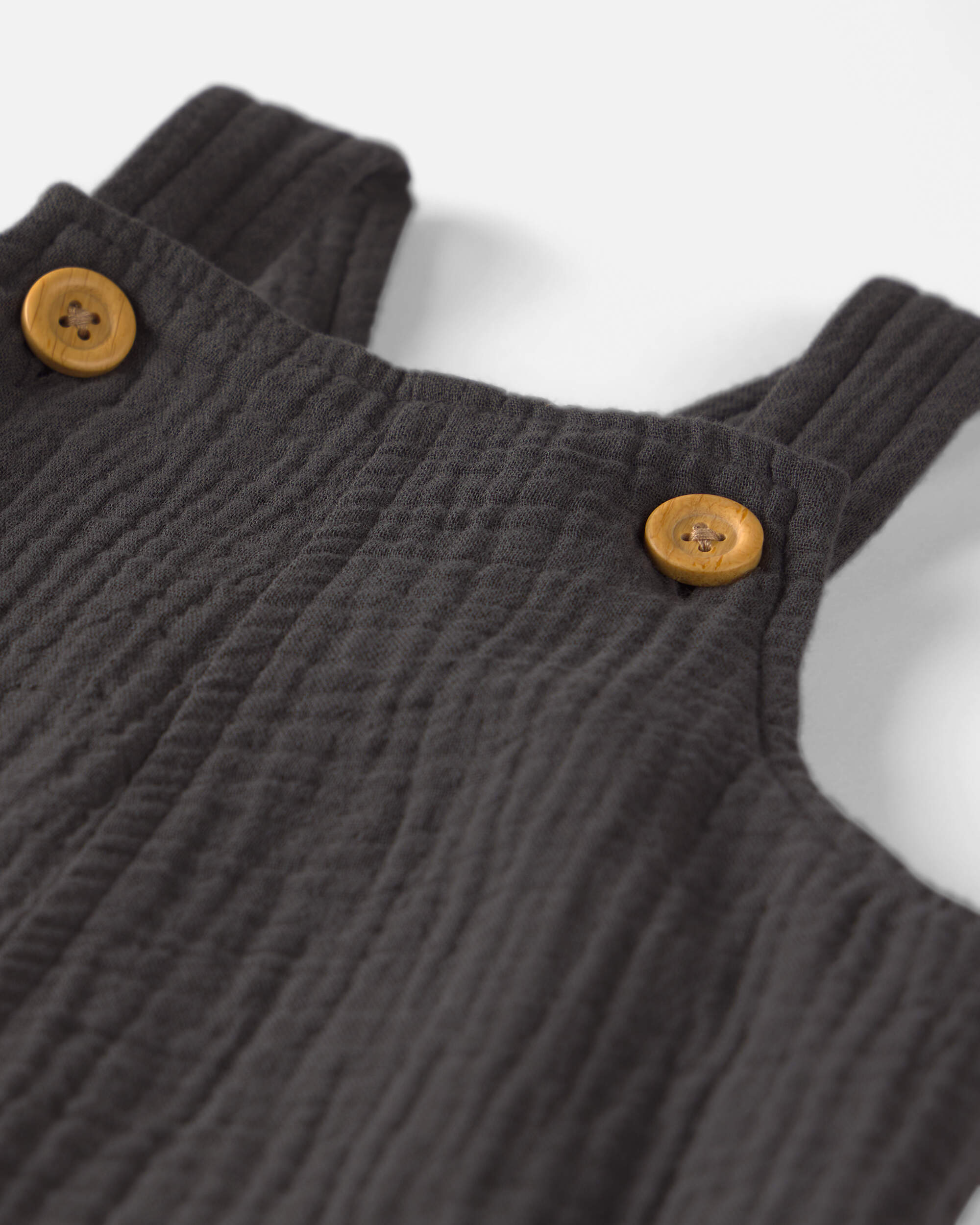 Baby Organic Cotton Gauze Shortalls
