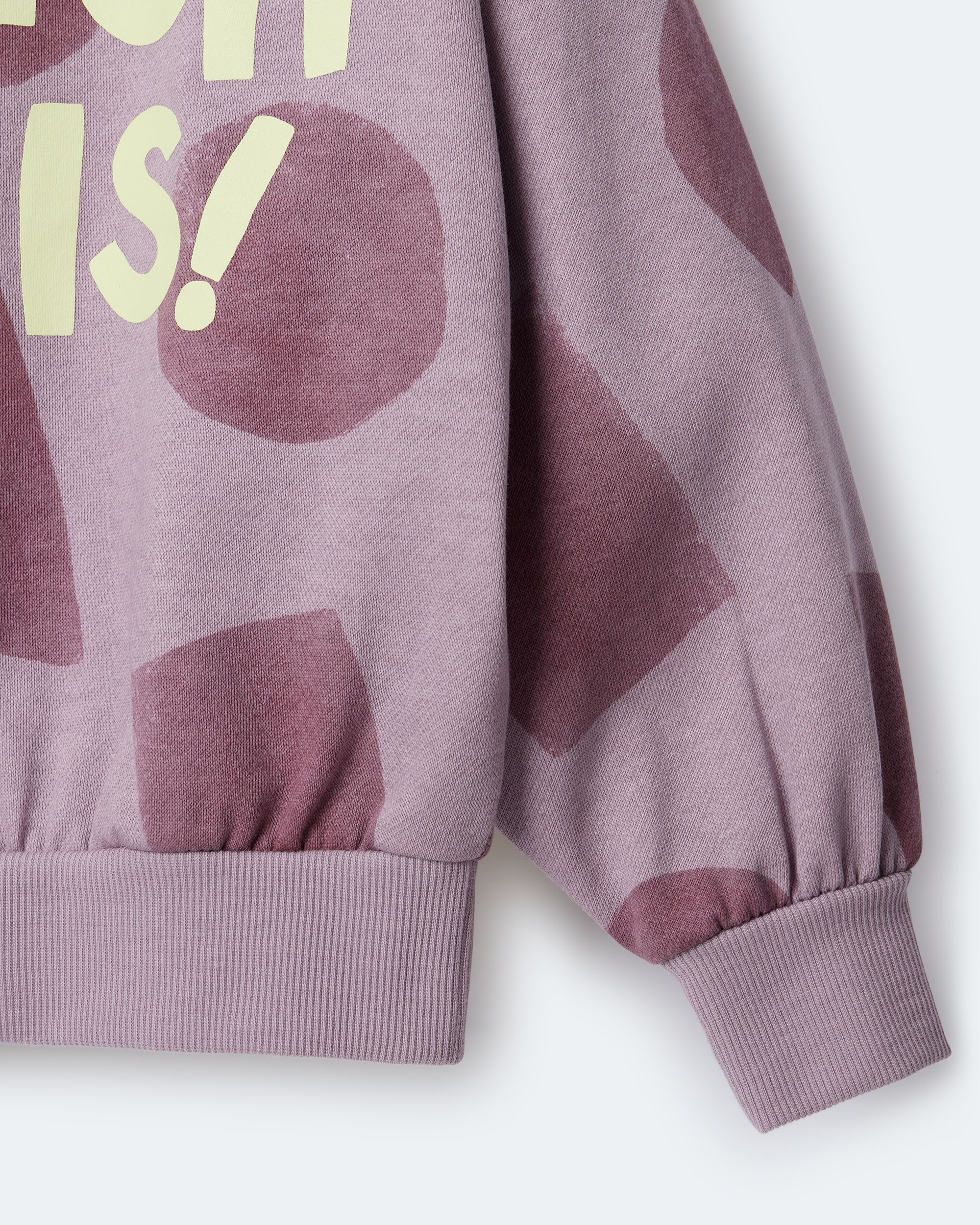Toddler Watch This!' Shapes Dolman-Sleeve Sweatshirt - Mauve