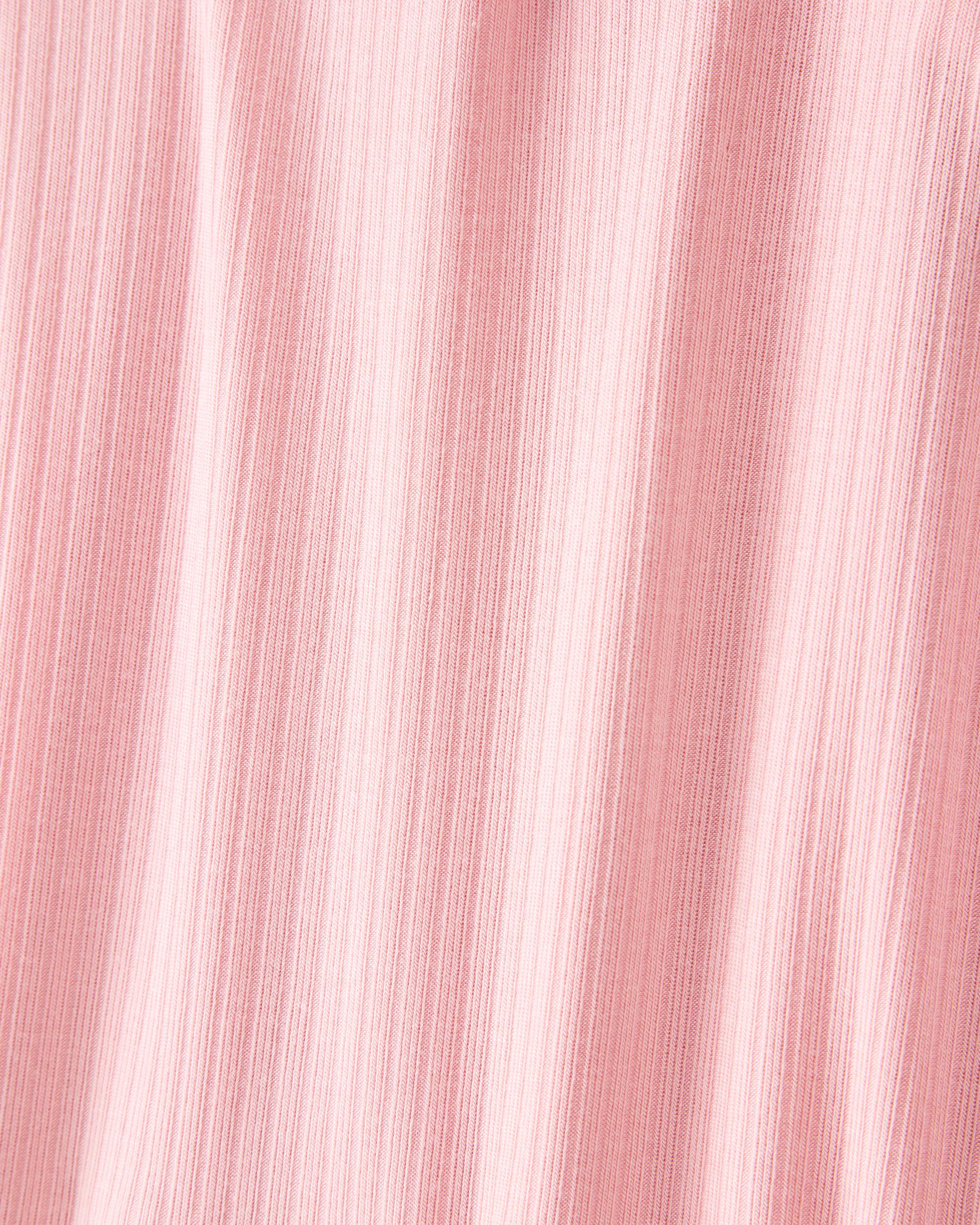 Baby Girl Solid 2-Way Zip PurelySoft Sleeper Pyjamas - Pink