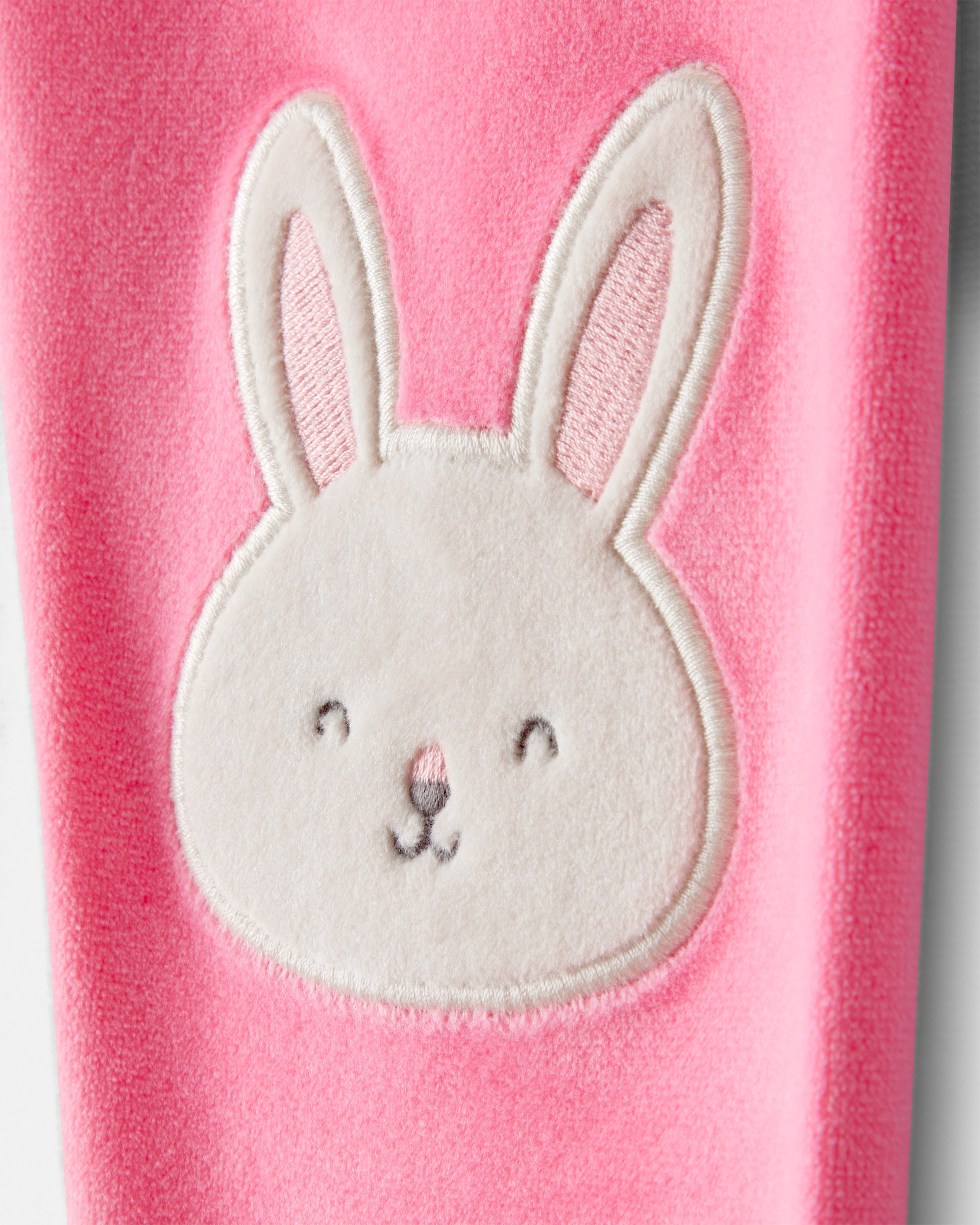 Toddler Girl Bunny DreamPlush Snug Fit 2-Piece Pyjamas - Pink