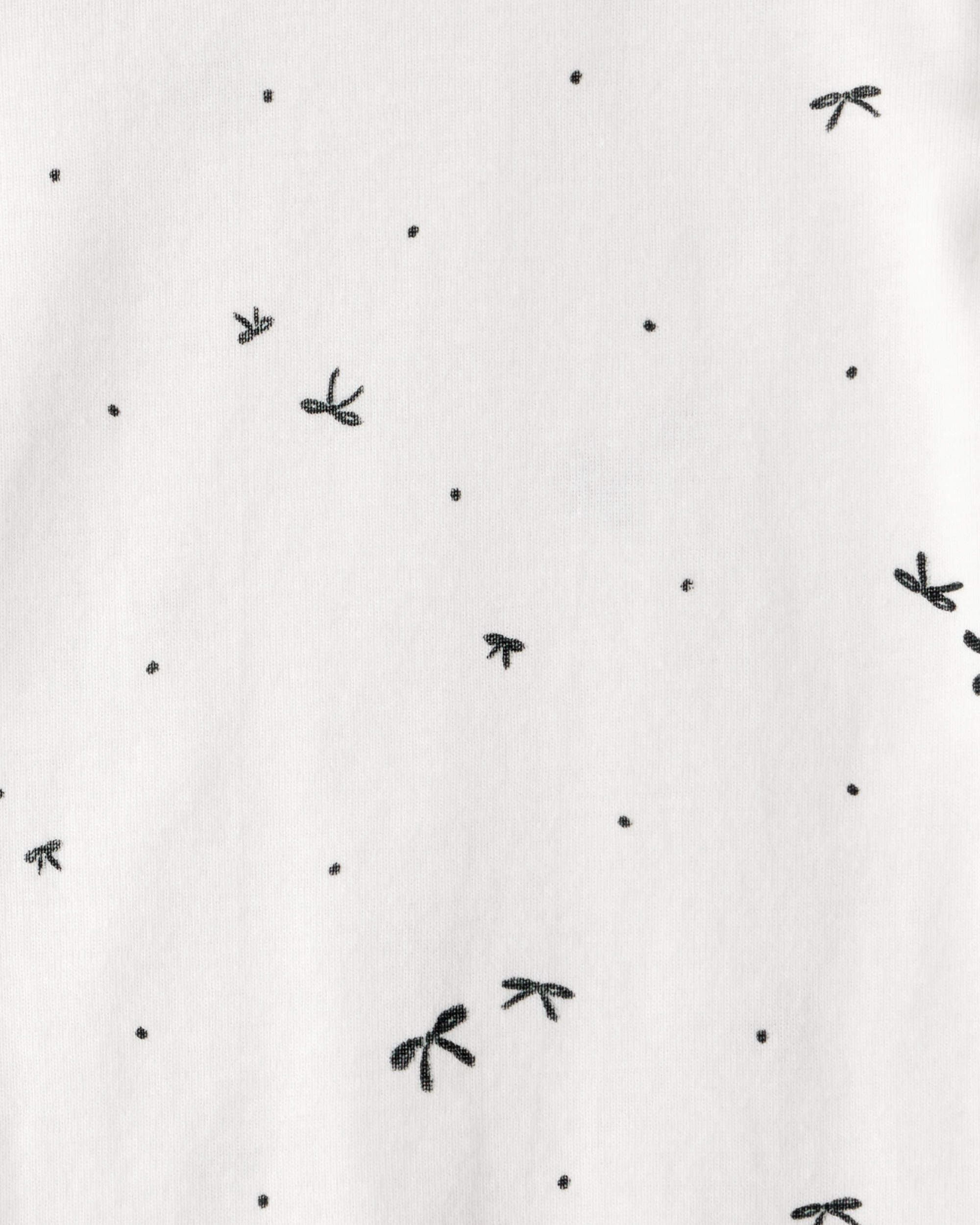 Baby Girl 3-Piece Bow Fleece Long-Sleeve Bodysuit & Pant Set