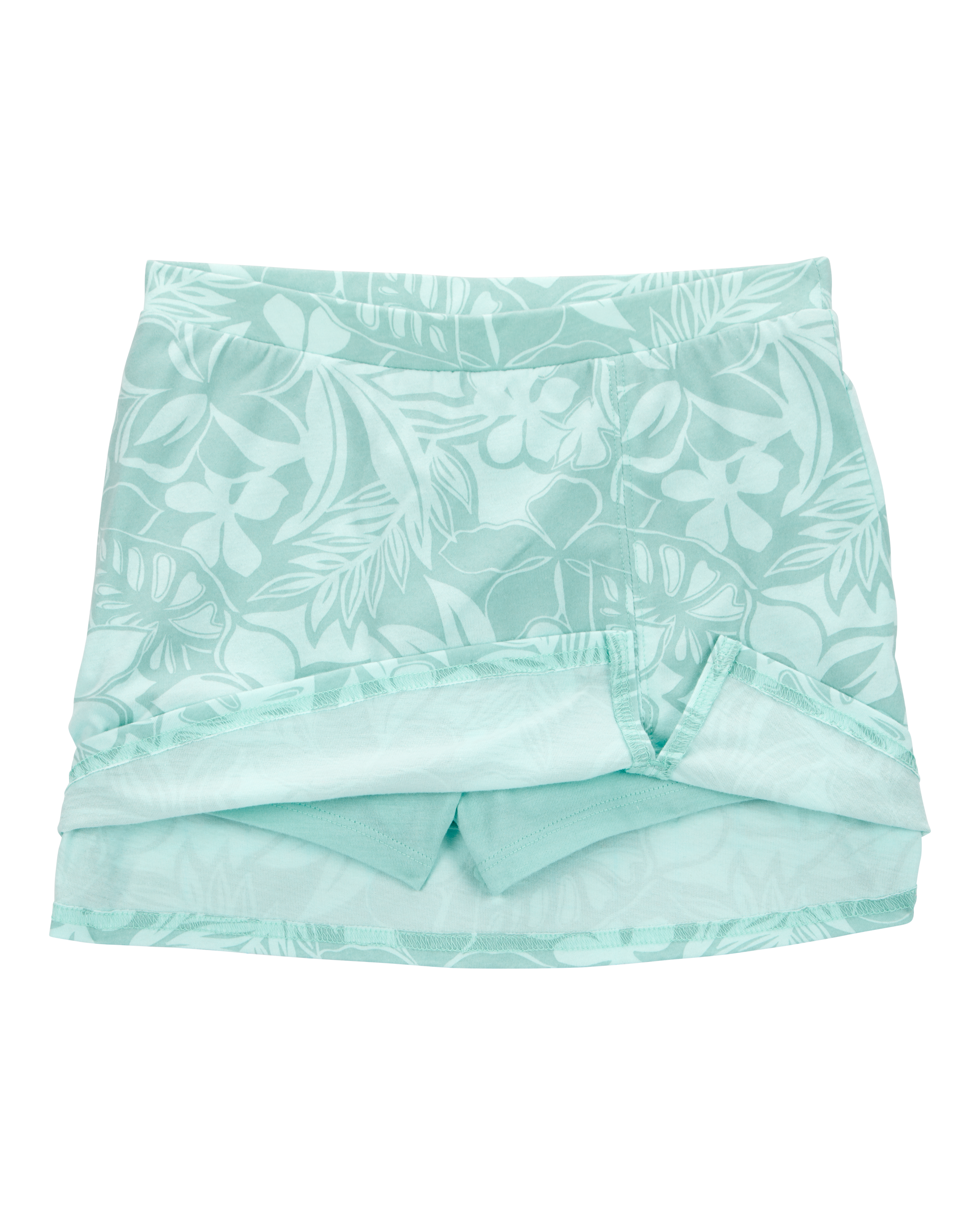 Girls Floral Golf Skort - Blue