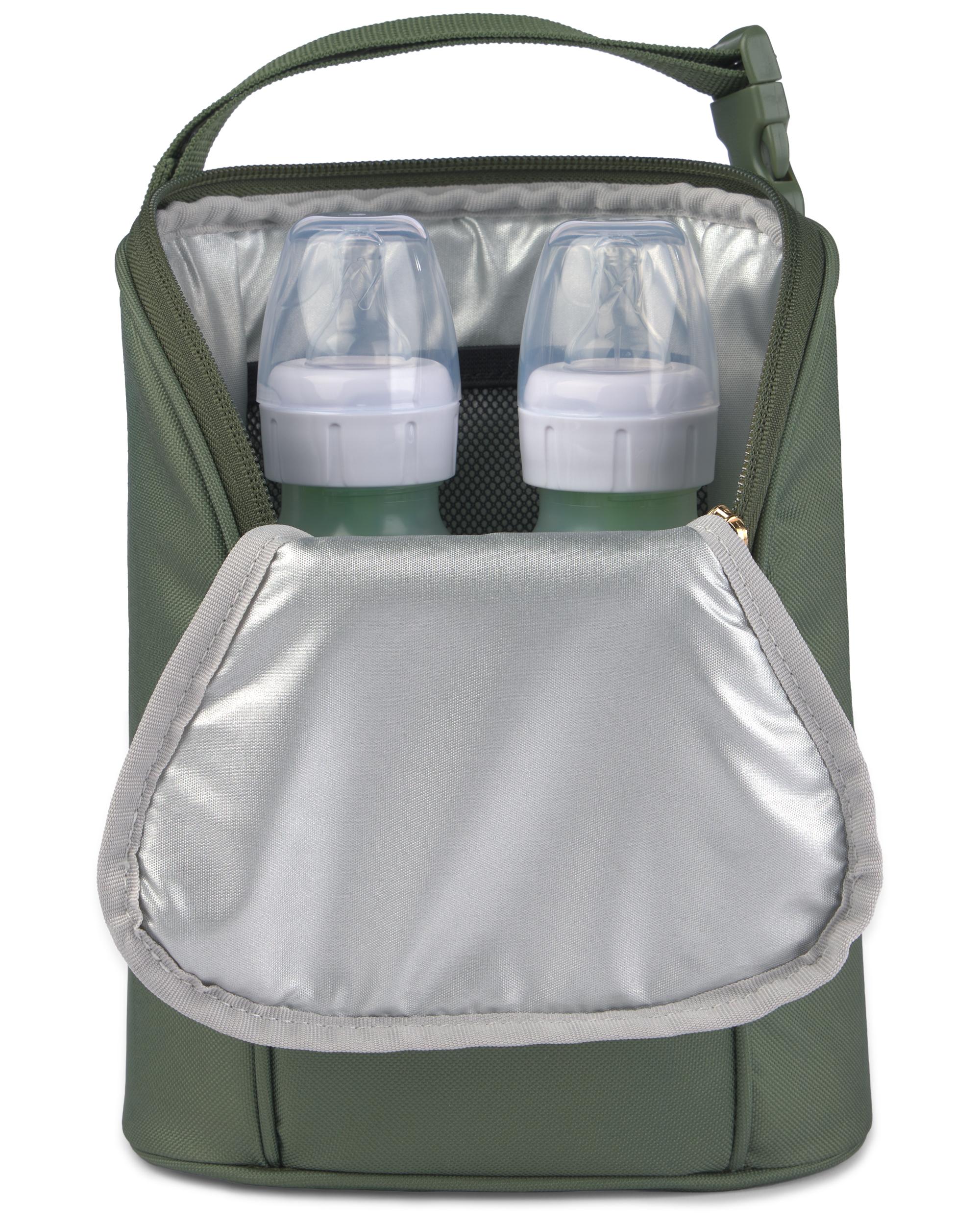 Grab & Go Double Bottle Bag - Sage