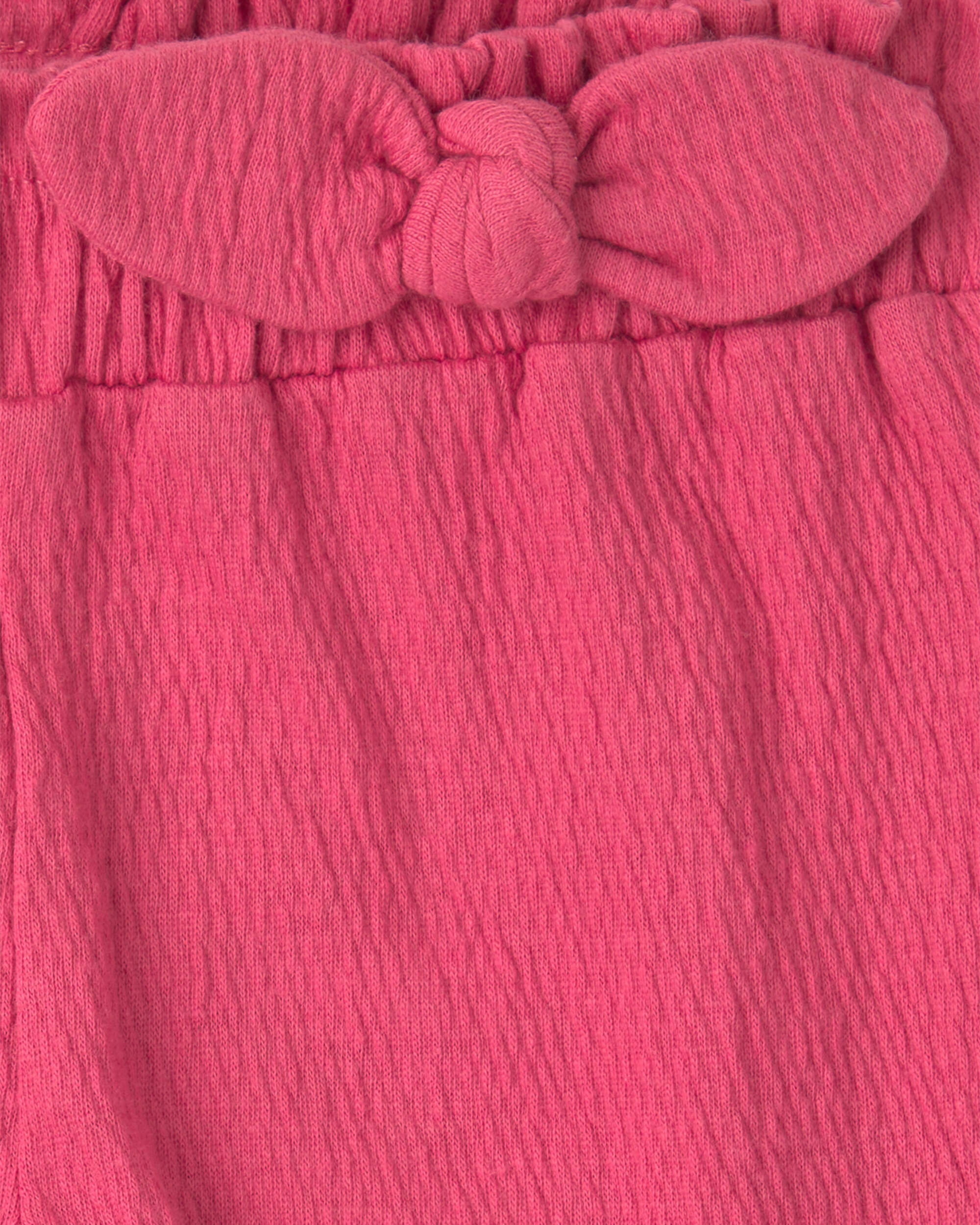 Baby Girl 2-Piece 'Mommy's Mini' Heart Bodysuit & Pant Set - Fuchsia/Cream