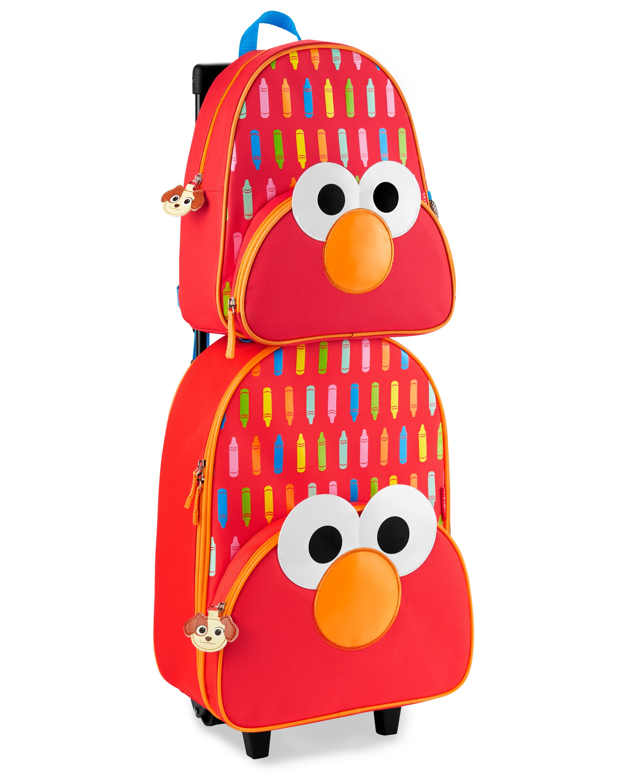 Sesame Street Toddler Kids Carry-On Rolling Luggage - Elmo
