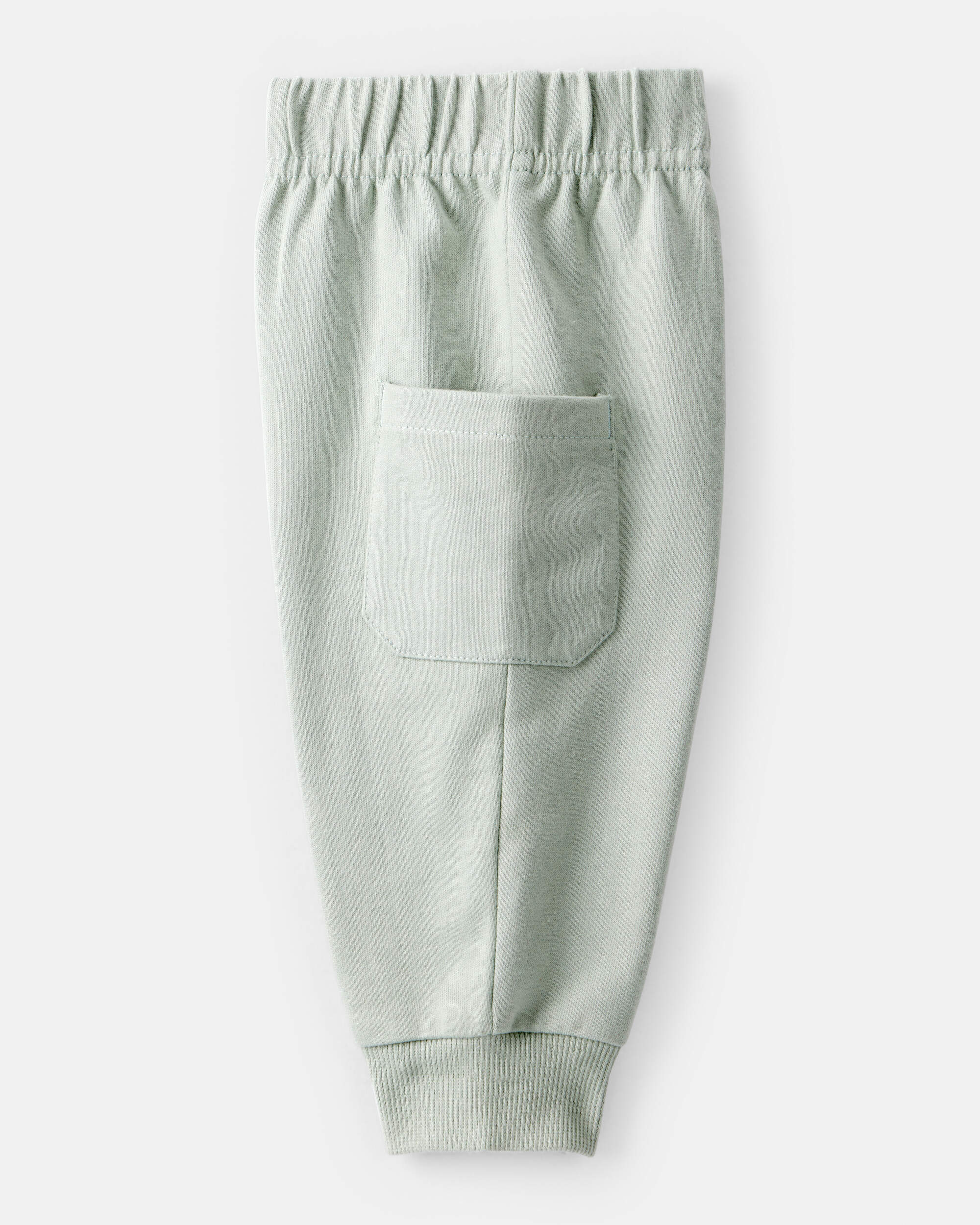 Baby Boy 2-Piece Airplane Thermal Bodysuit & Jogger Set - Green/White