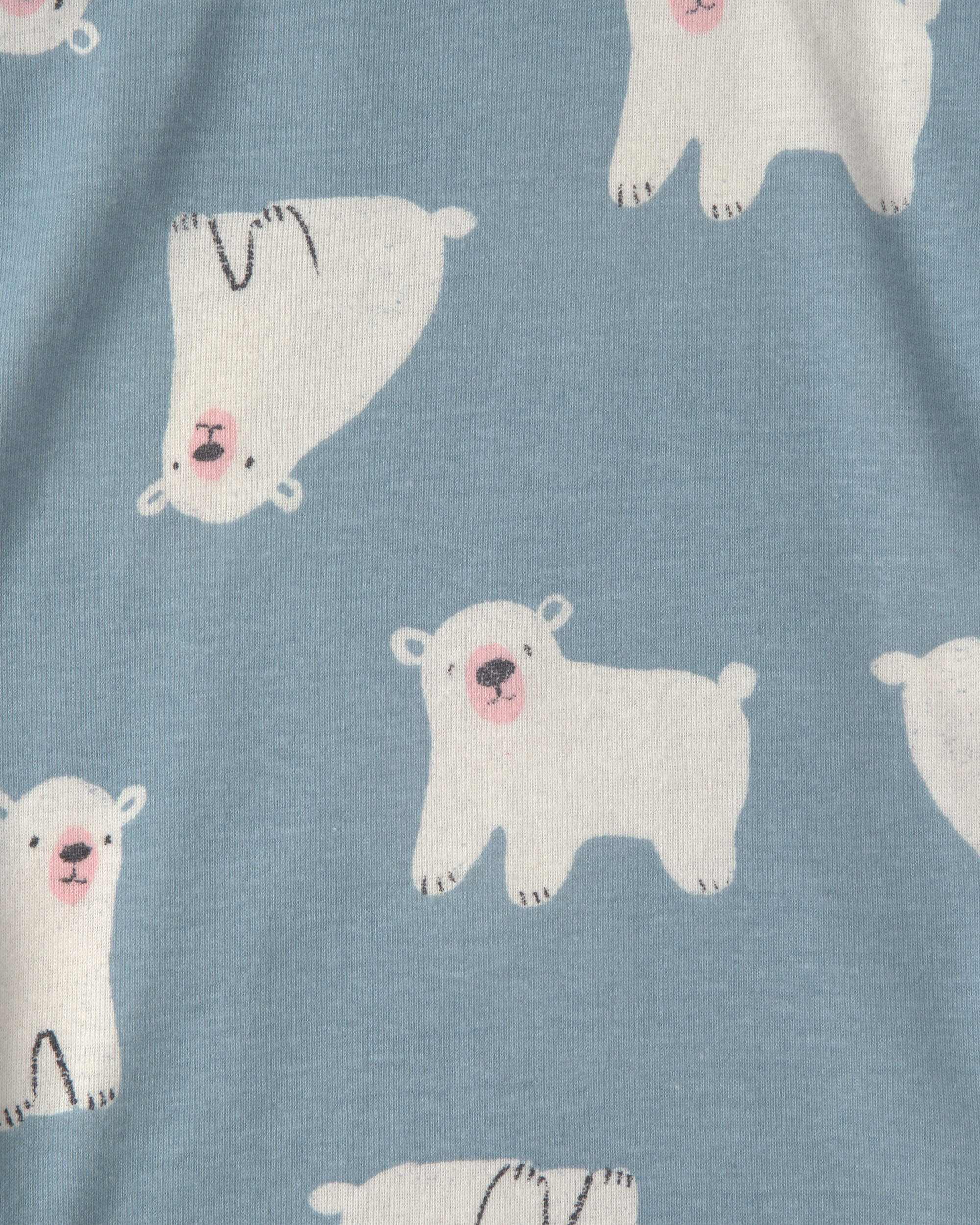 Baby Girl 5-Pack Bear Short-Sleeve Bodysuits
