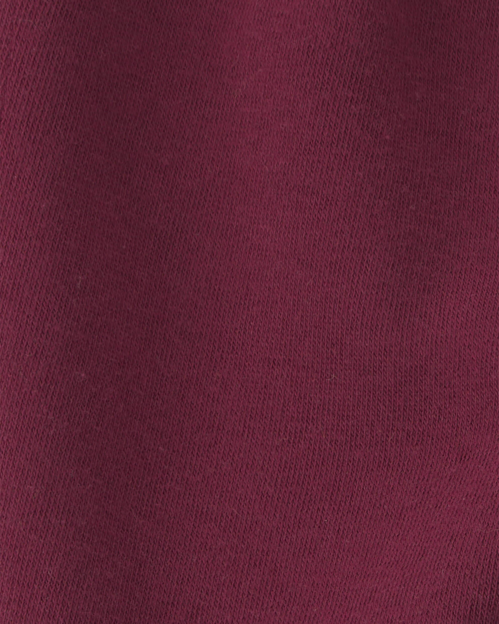 Baby Boy Fleece Pants - Burgundy
