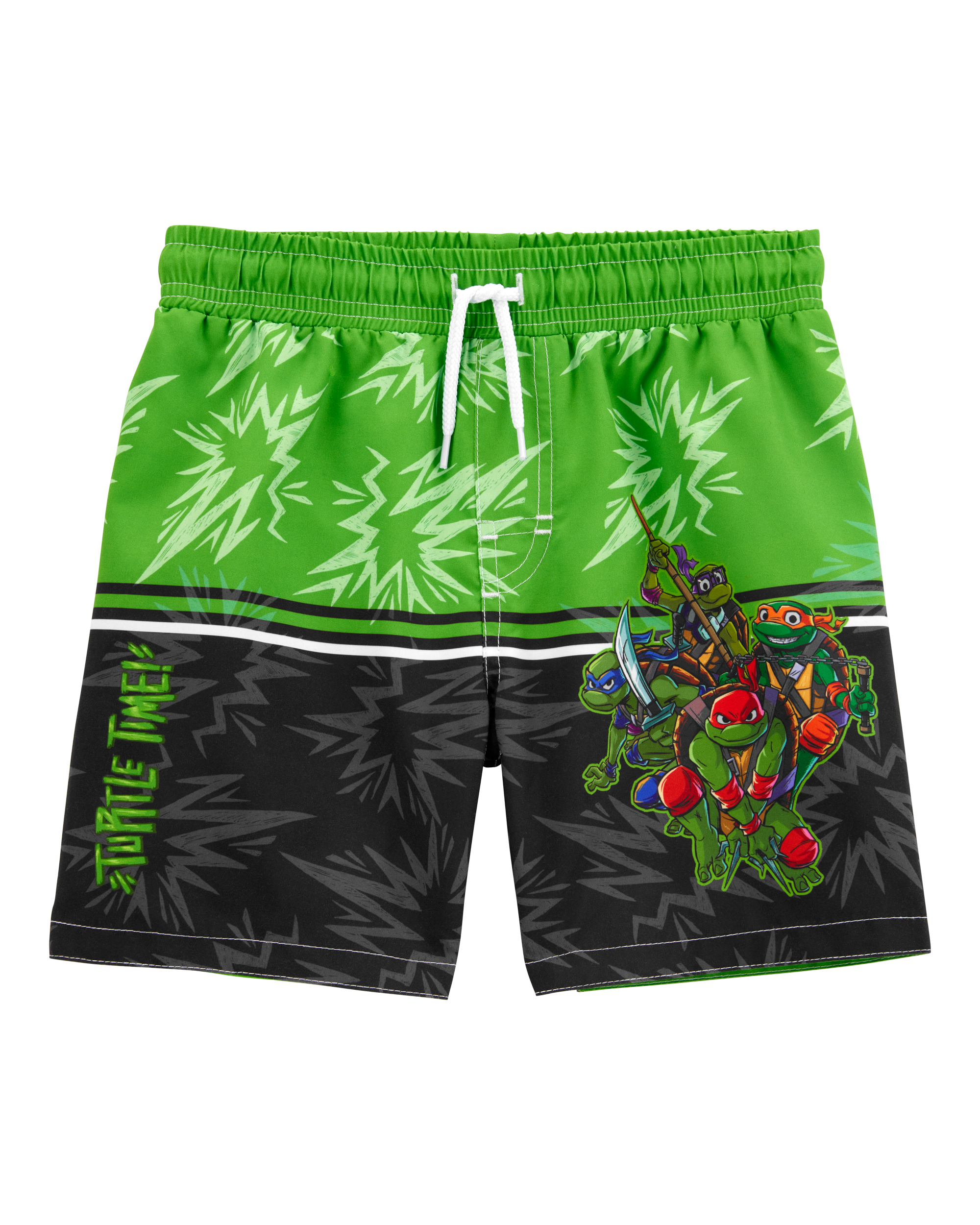 Kid 2-Piece Teenage Mutant Ninja Turtles Rashguard & Swim Trunk Set