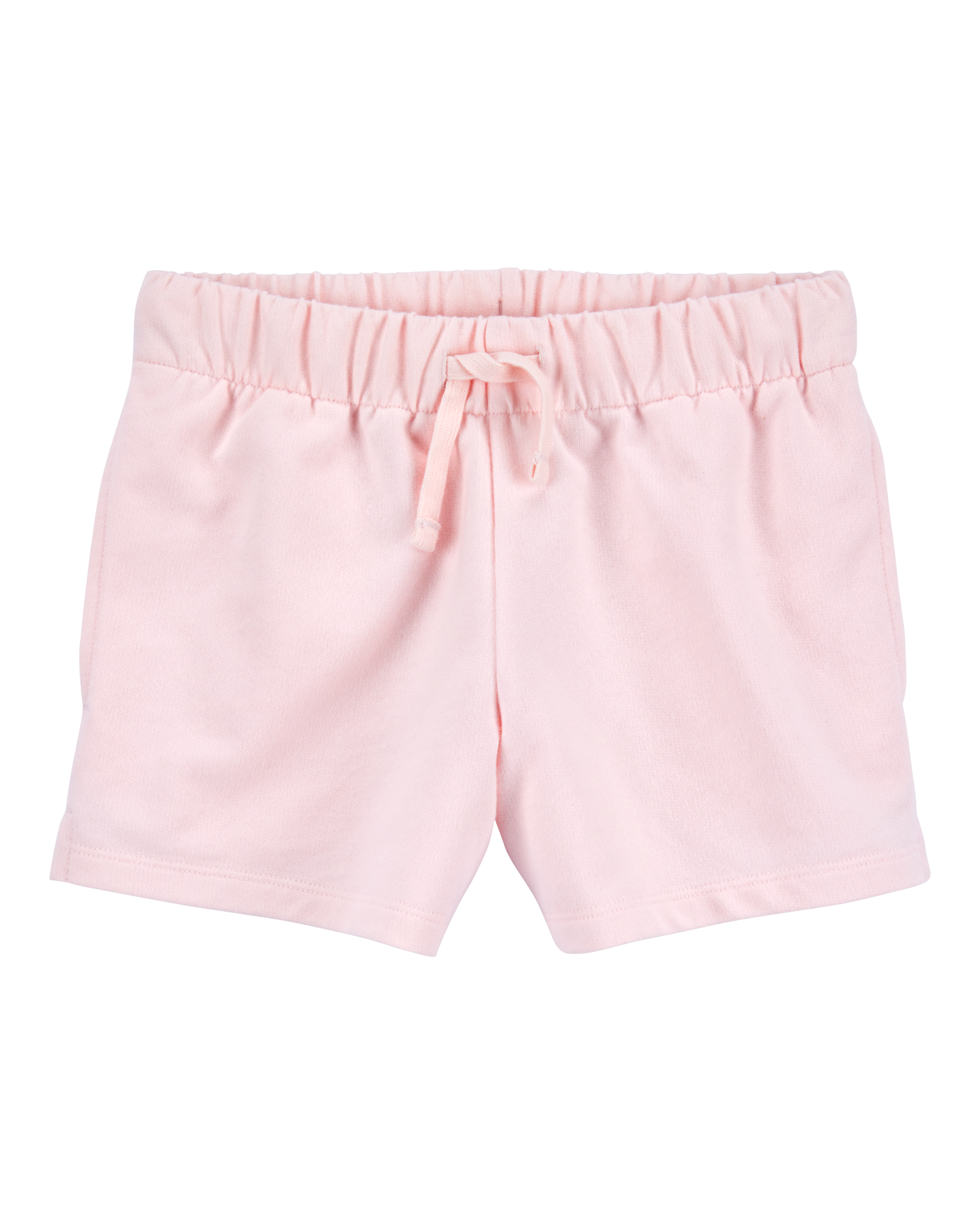 Kid Pull-On French Terry Shorts - Pink