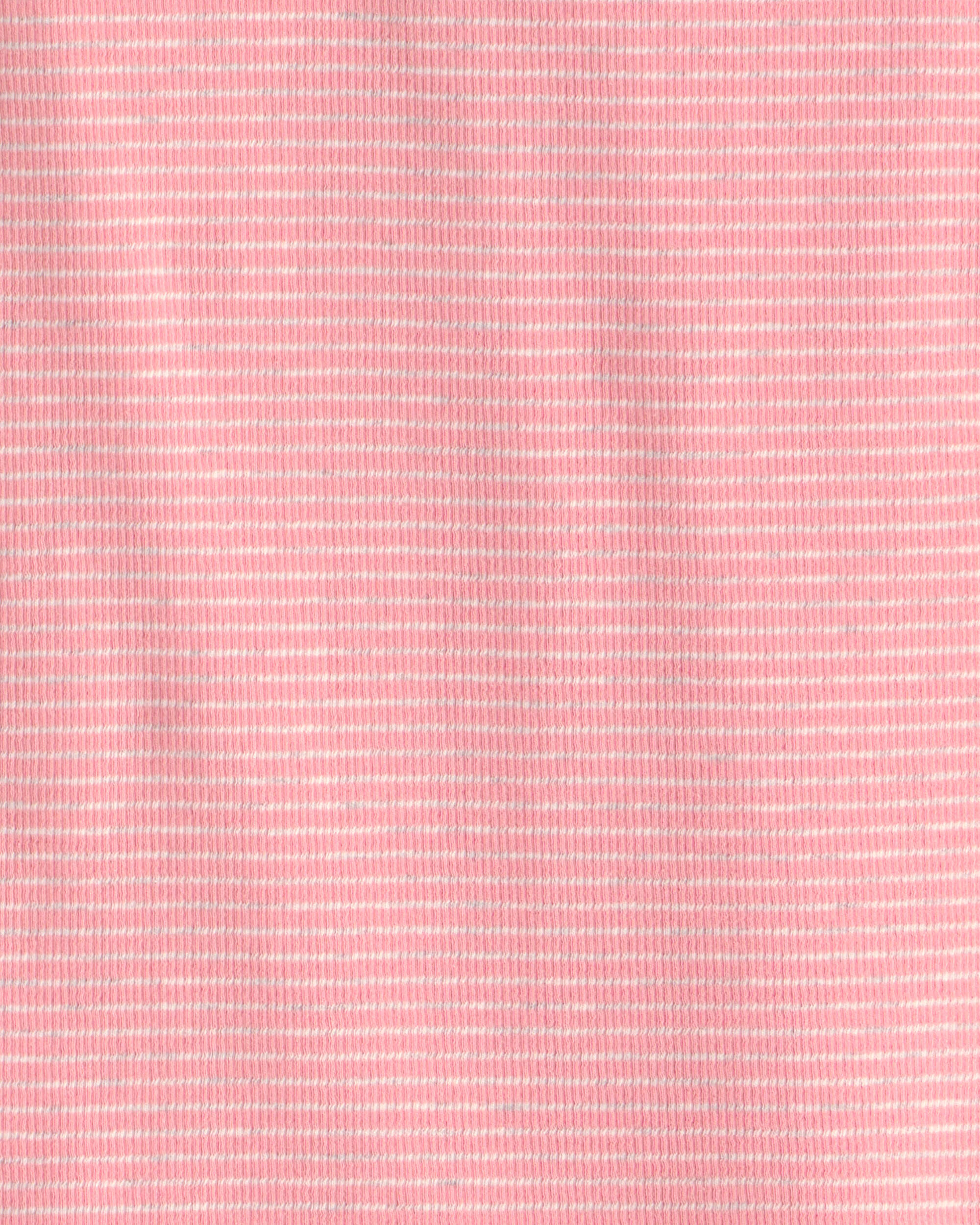 Girls 2-Piece Organic Cotton Ribbed Pyjama