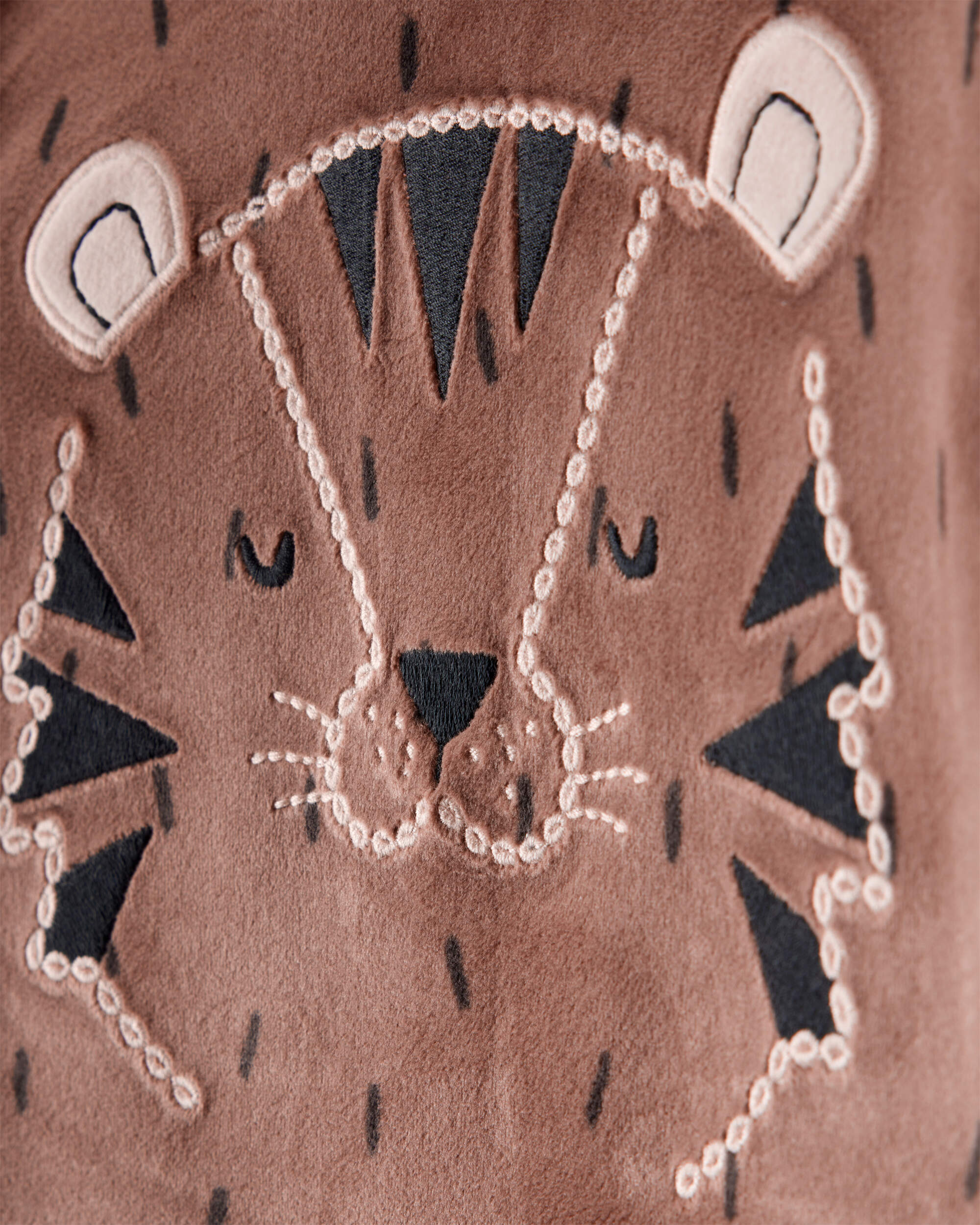 Toddler Boy Tiger Print DreamPlush Long-Sleeve Snug Fit 2-Piece pyjamas - Brown