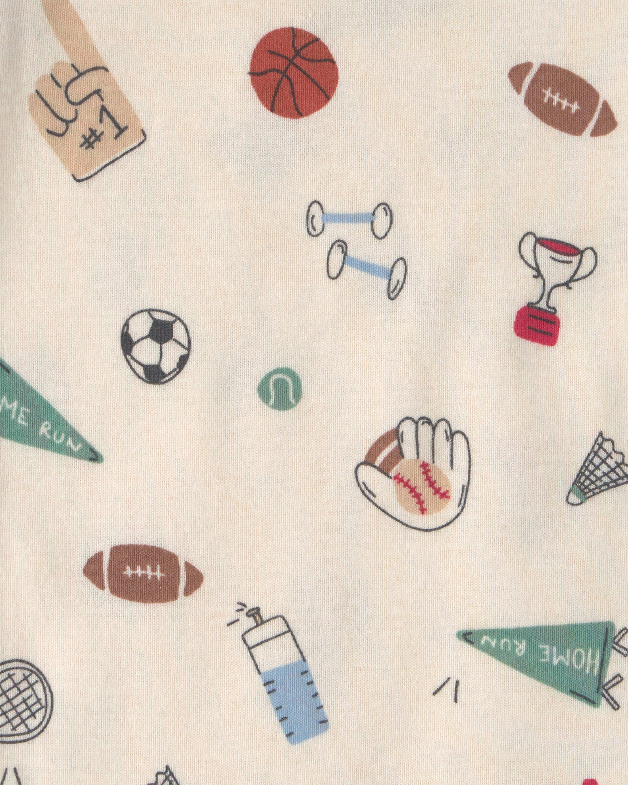 Baby Boy 7-Pack Sports Short-Sleeve Bodysuits