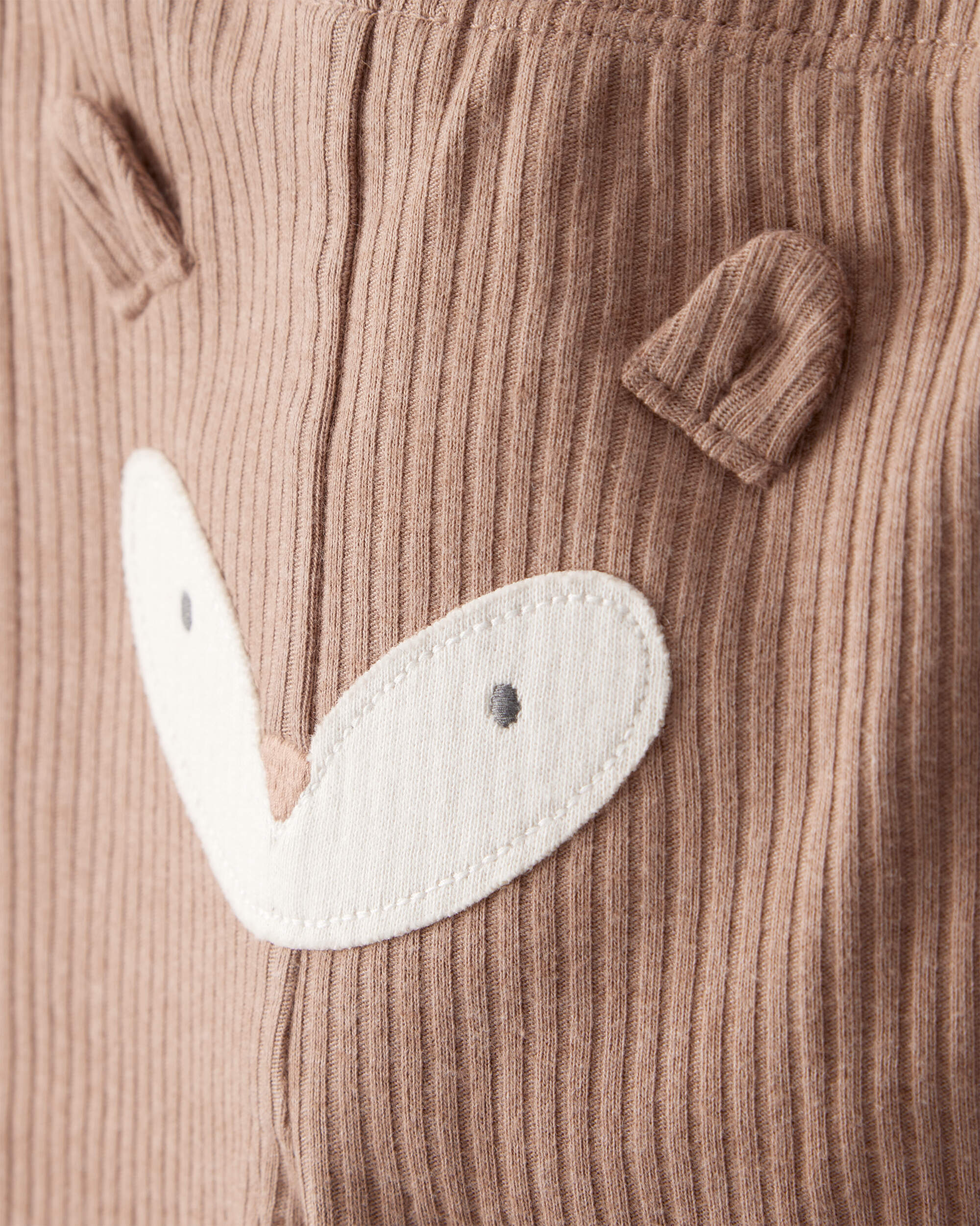 Baby Boy 3-Piece Fox Print Long-Sleeve Bodysuits & Pant Set - White/Brown