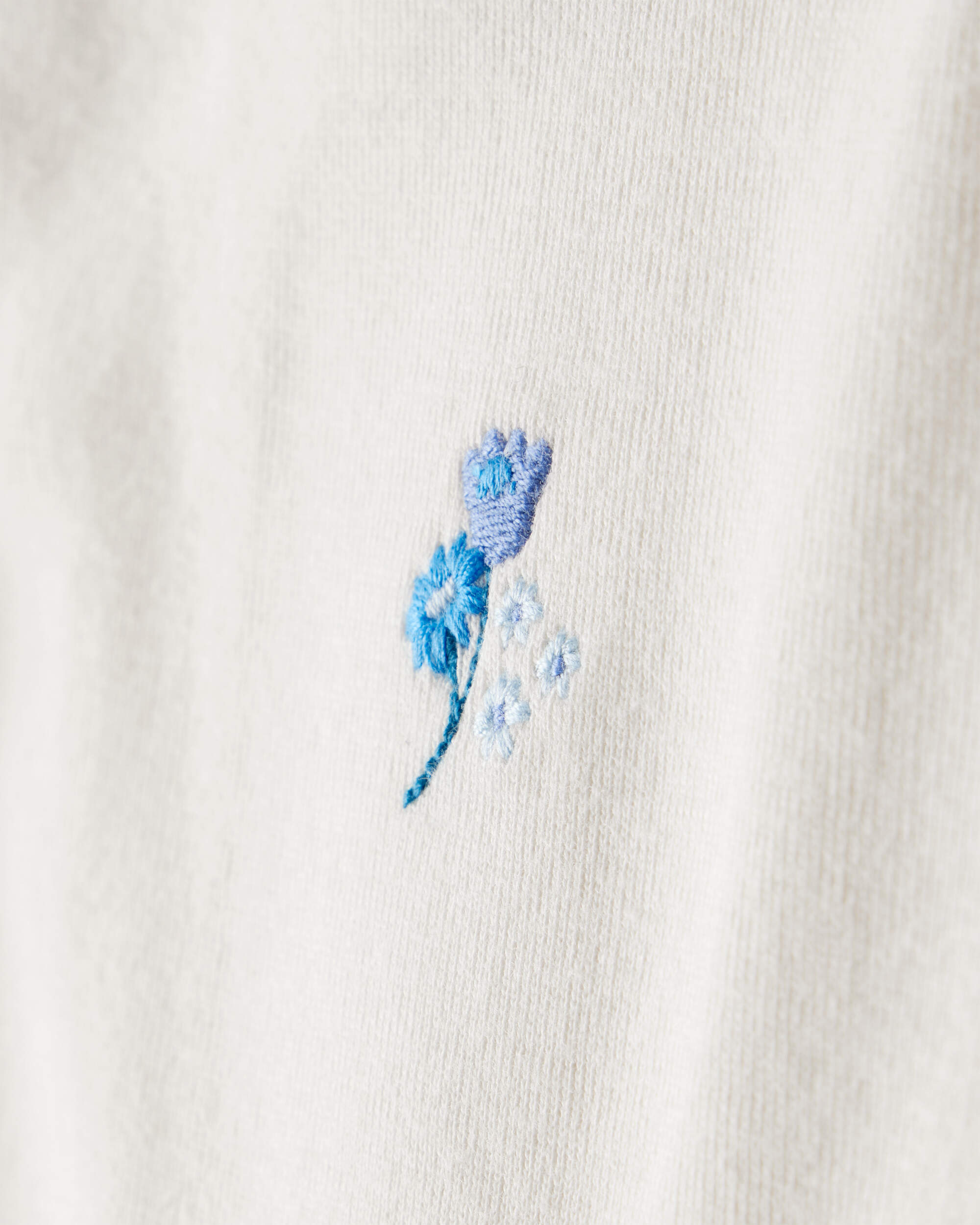 Baby Girl 3-Piece Floral Sherpa Long-Sleeve Bodysuit & Pant Set - Blue