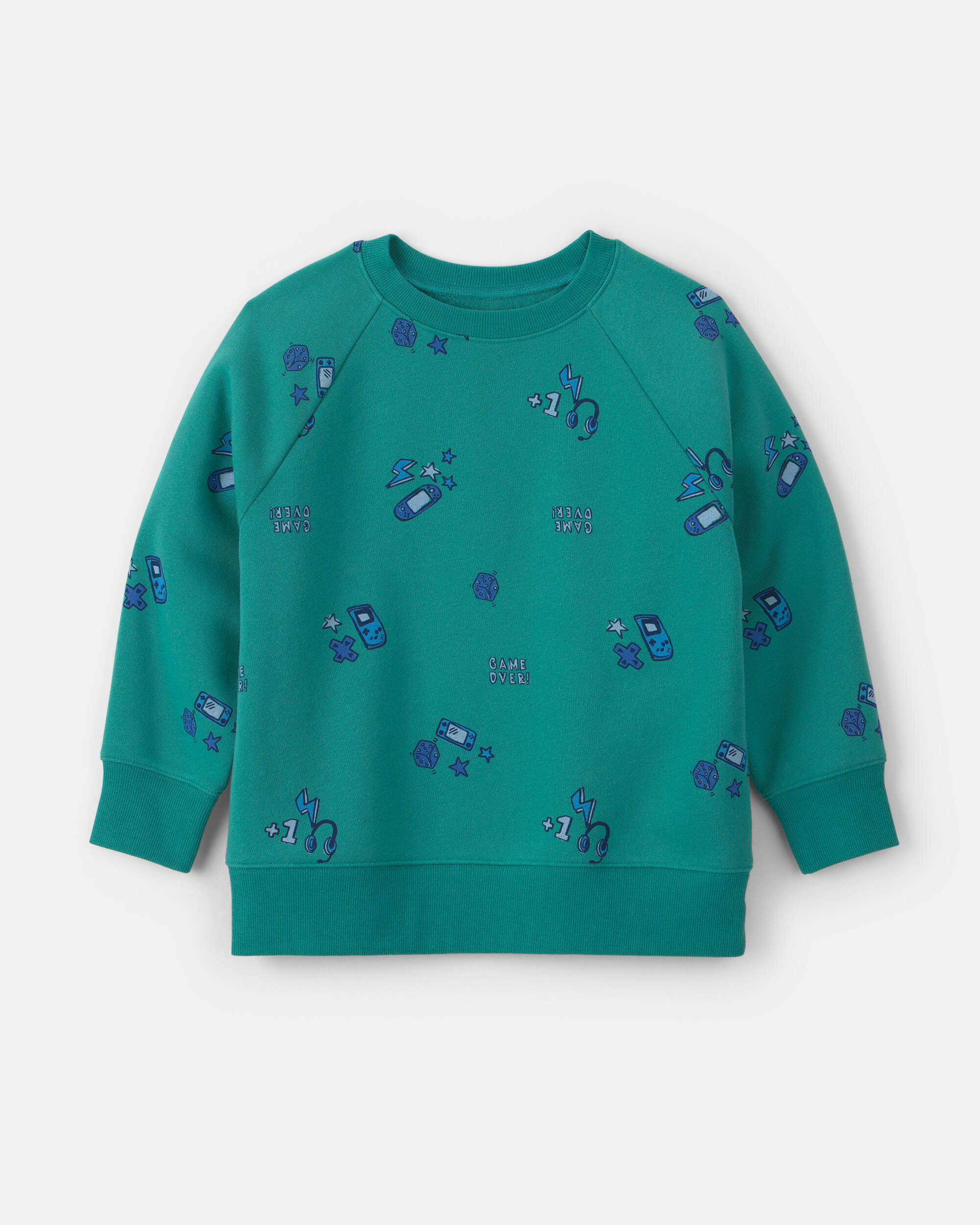 Boys Fleece Pullover Sweatshirt - Teal