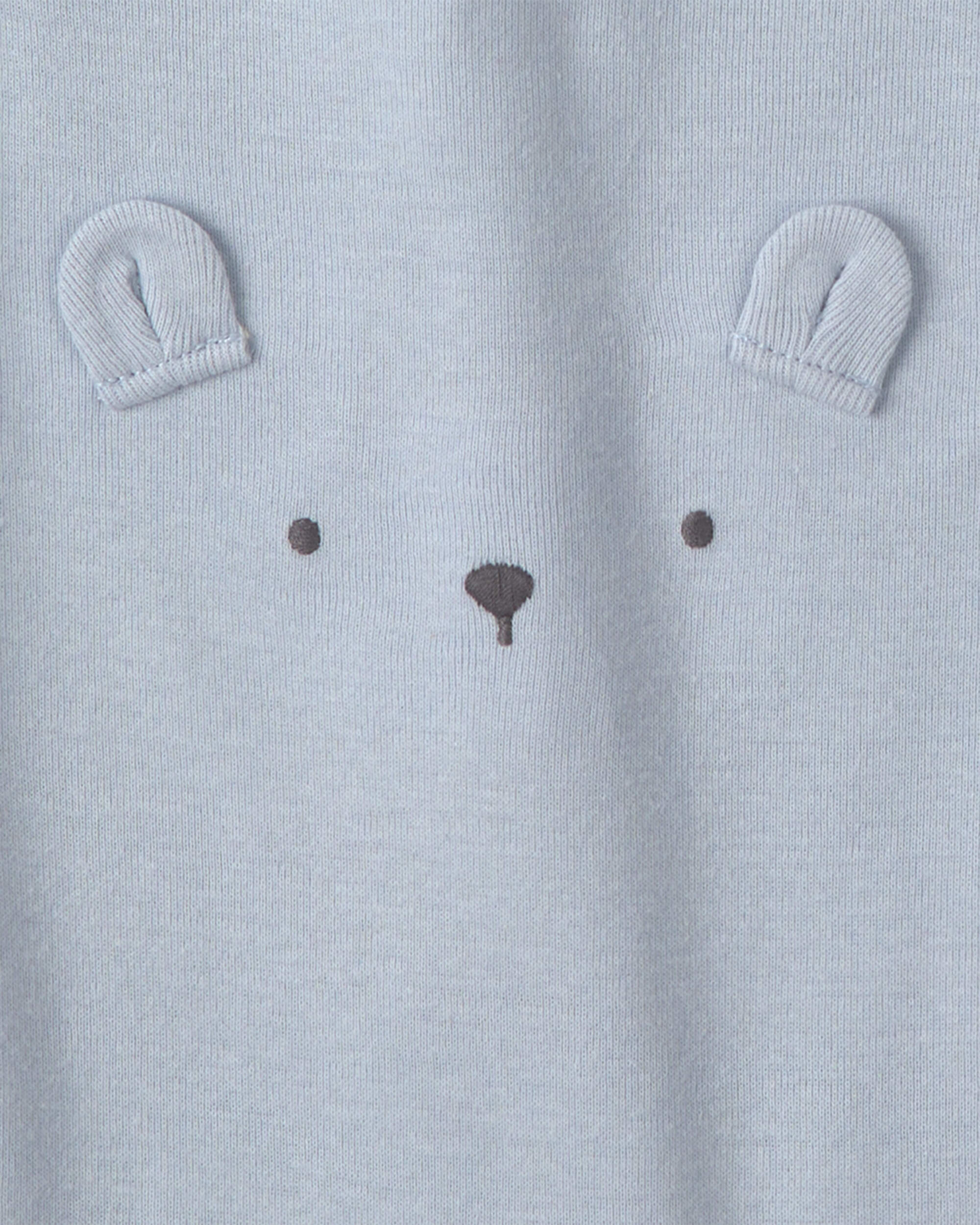 Baby Girl 5-Pack Bear Short-Sleeve Bodysuits