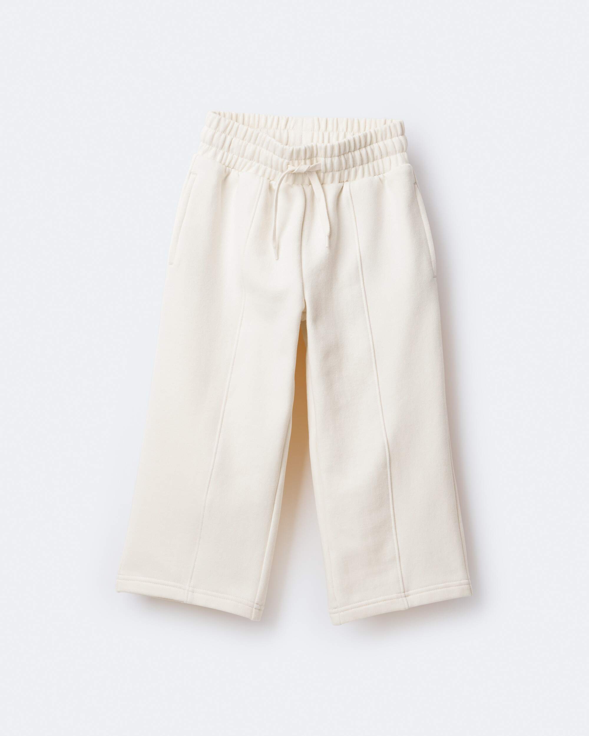 Toddler Girl Linda Wide Leg Pant - Cream