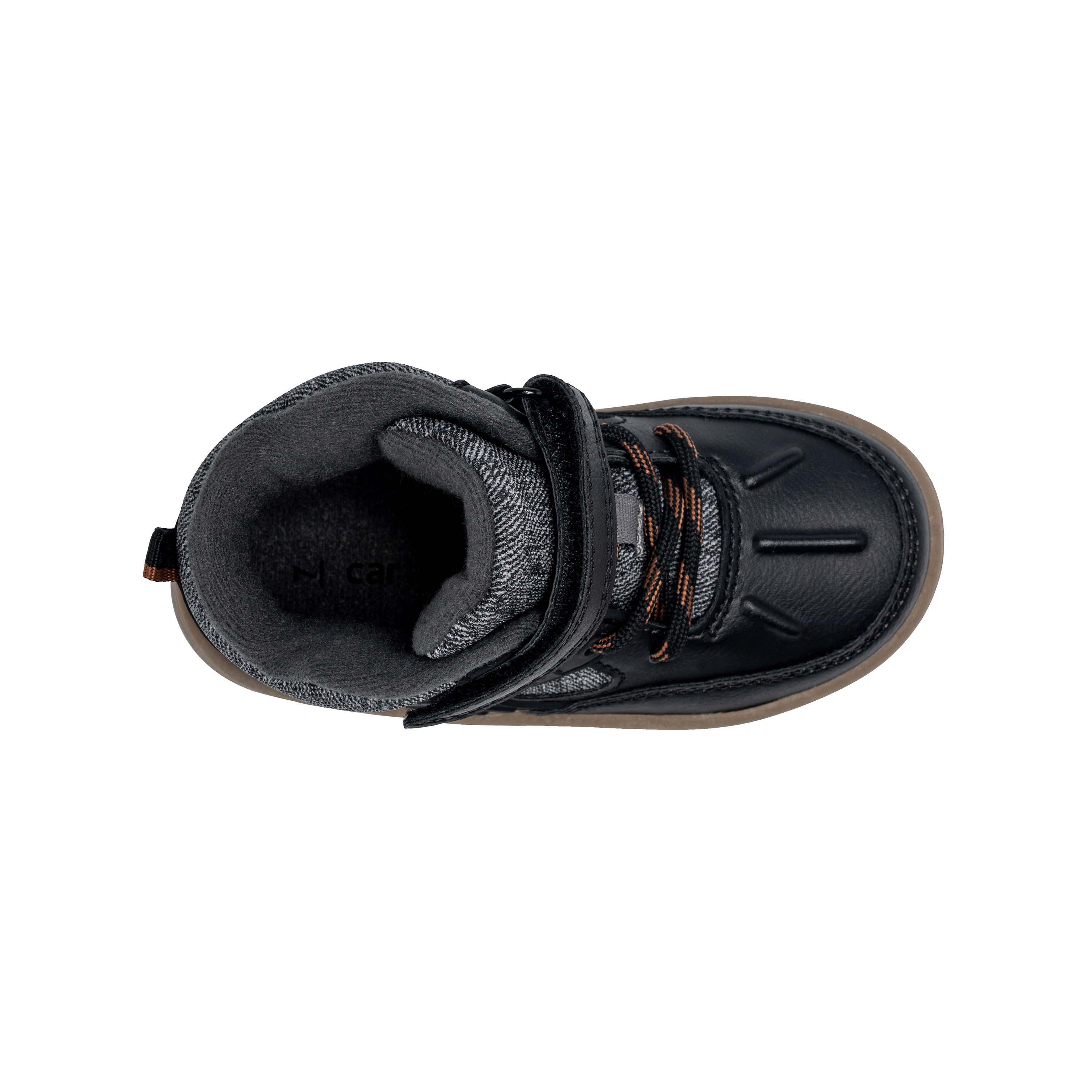 Toddler Boy Lace-Up Boots - Grey