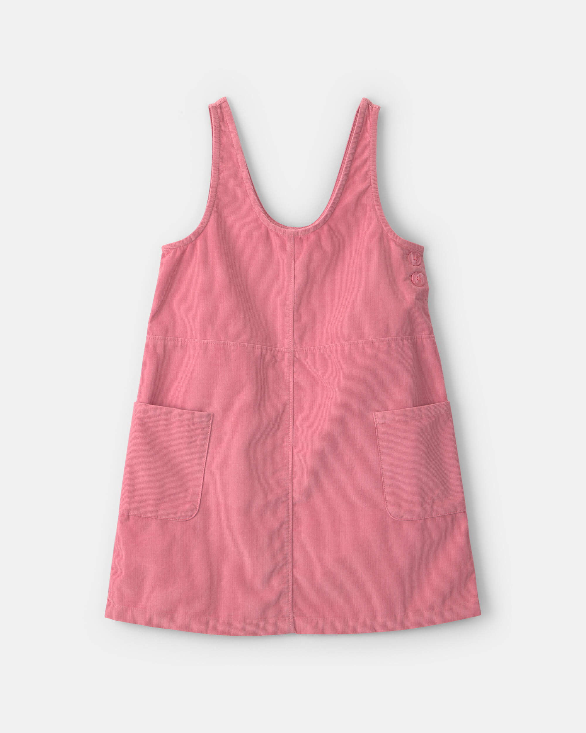 Girls 2-Piece Corduroy Long-Sleeve Jacket & Dress Set - Pink