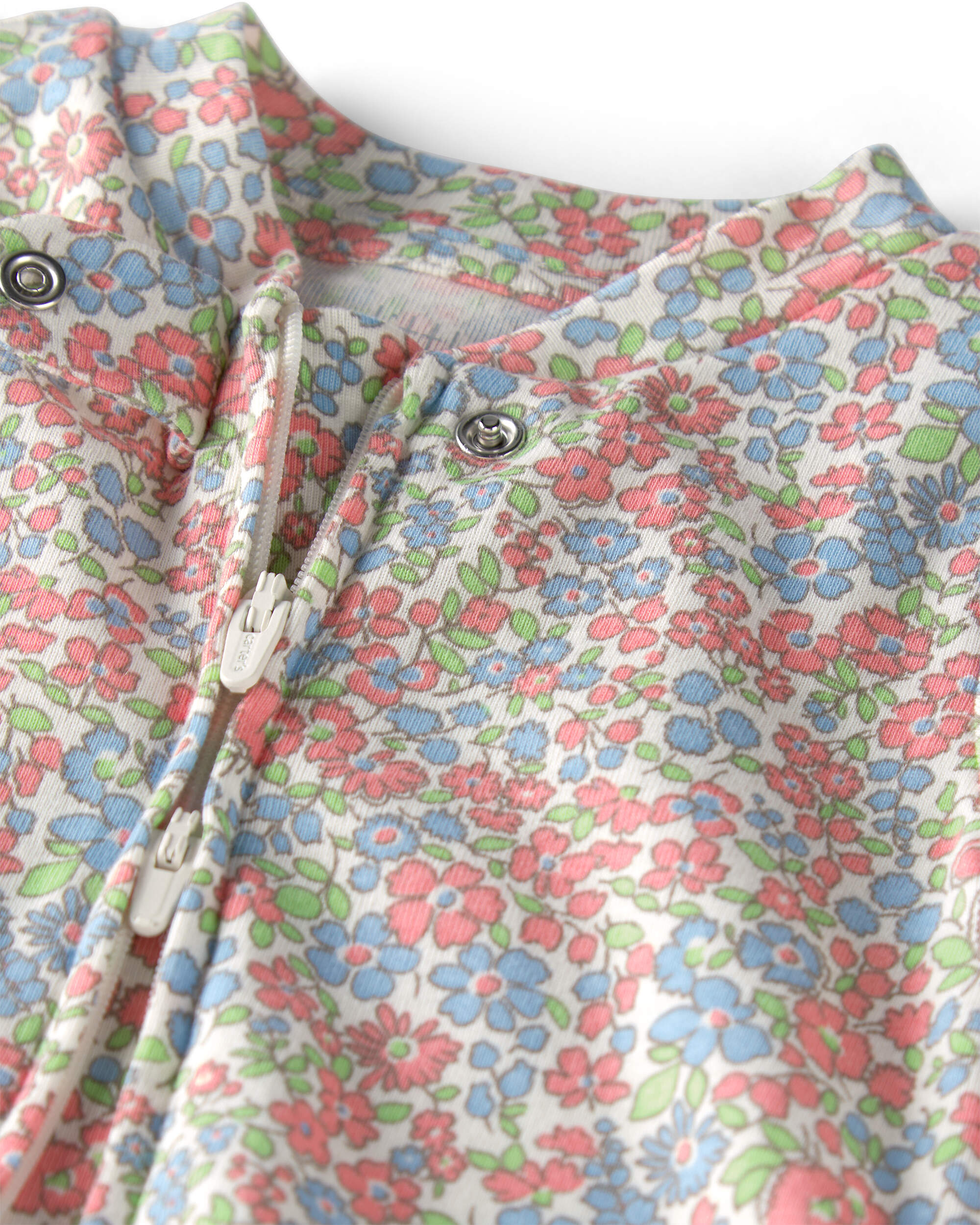 Baby Girl Organic Cotton Sleeper Pyjama Floral Print