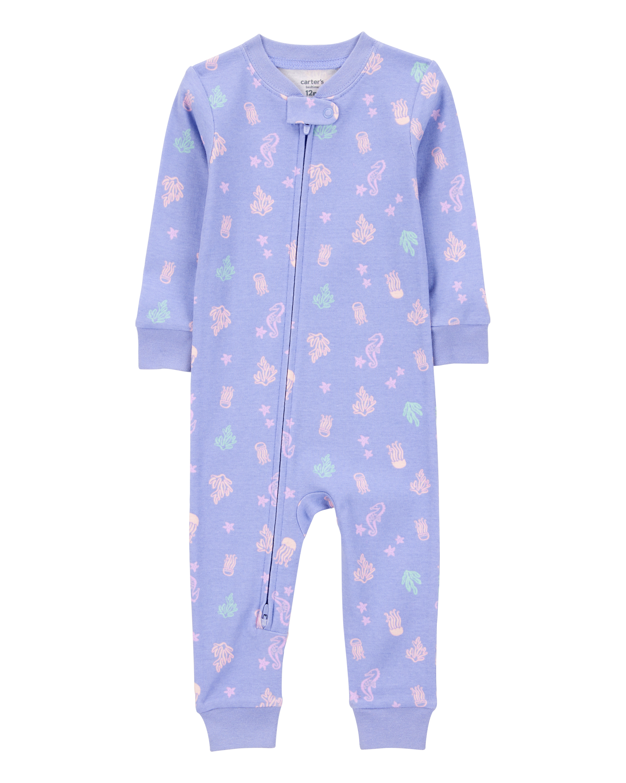 Baby 1-Piece Jellyfish 100% Snug Fit Cotton Footless Pyjamas