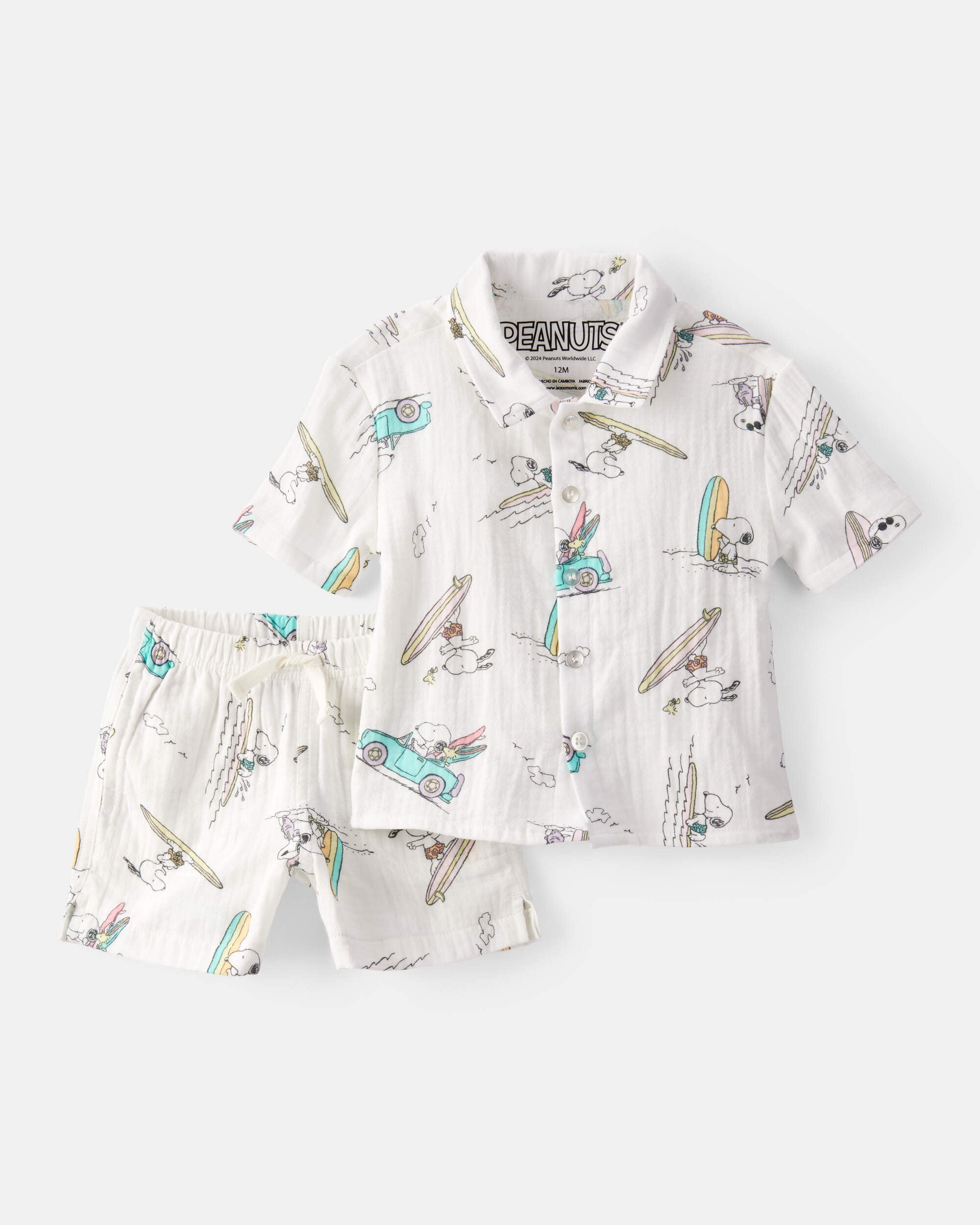 Baby Snoopy 2-Piece Gauze Outfit Set