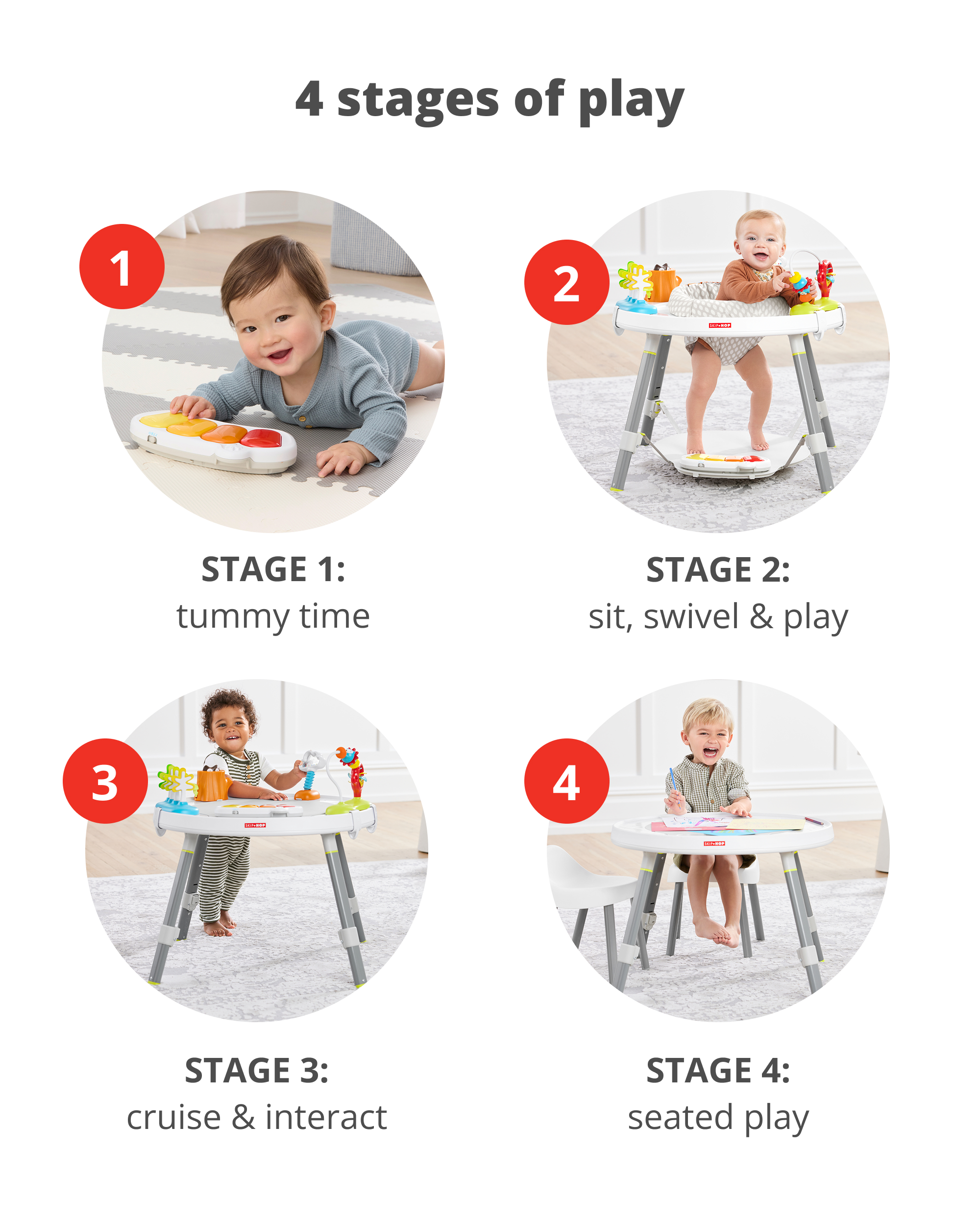 Explore & More Baby's View 3-Stage Activity Center | Carter's