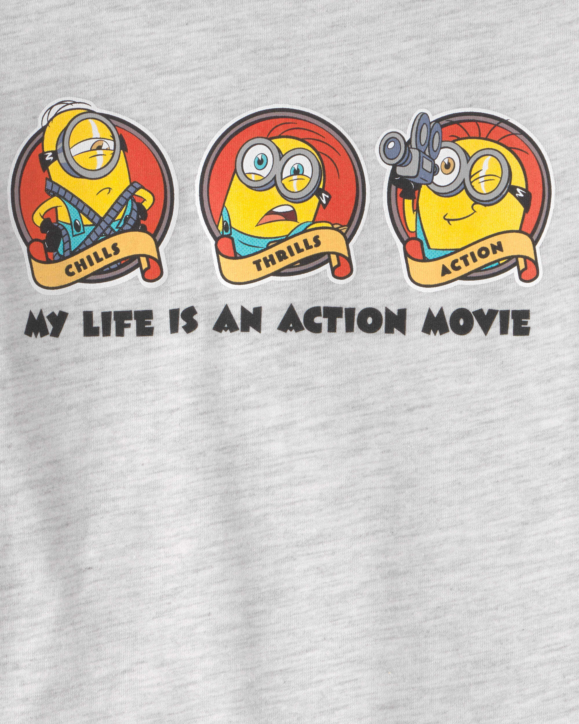 Toddler Despicable Me Minions Graphic Tee - Grey