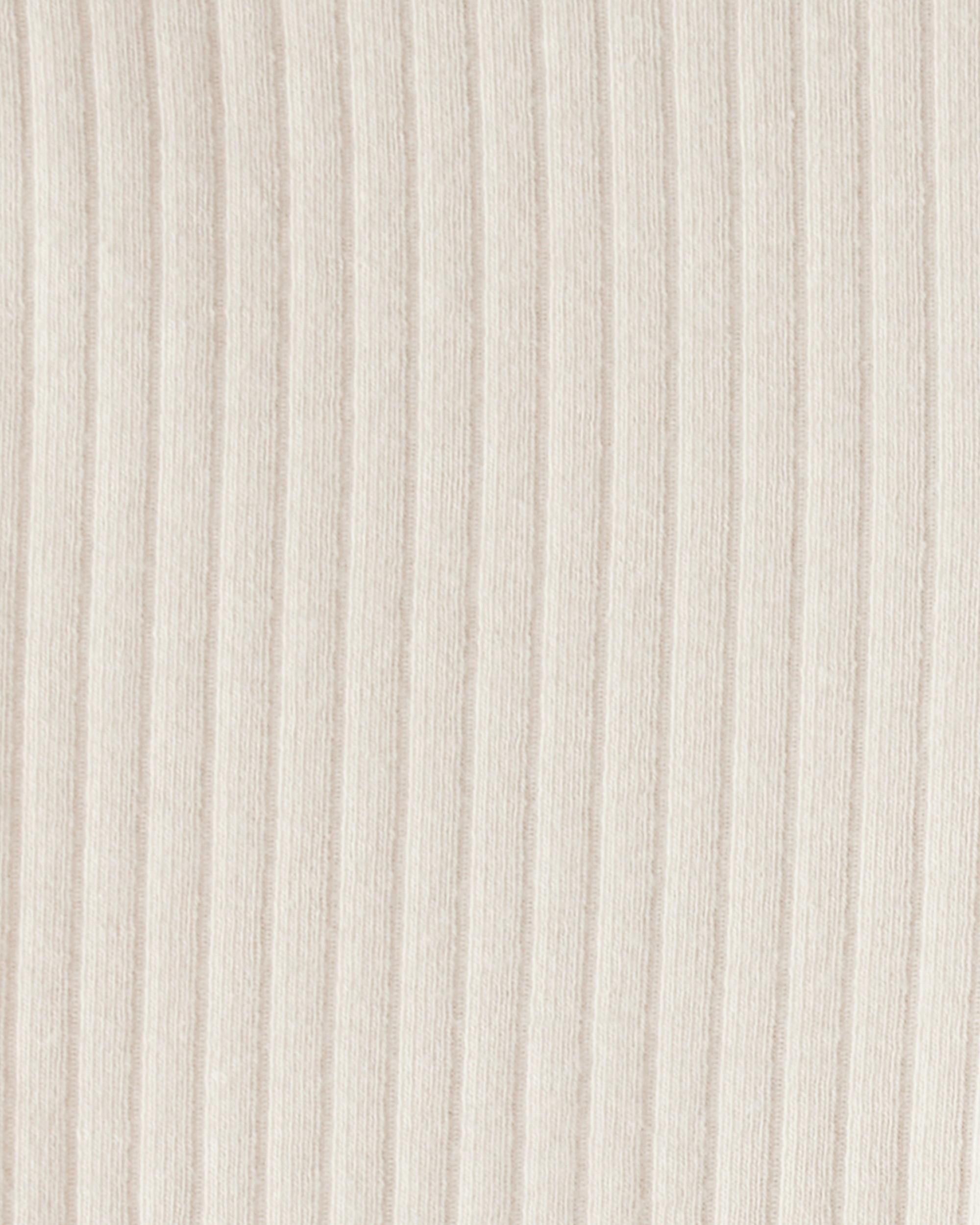 Toddler Girl Rib Pull-On Stretch Flare Leggings - Cream