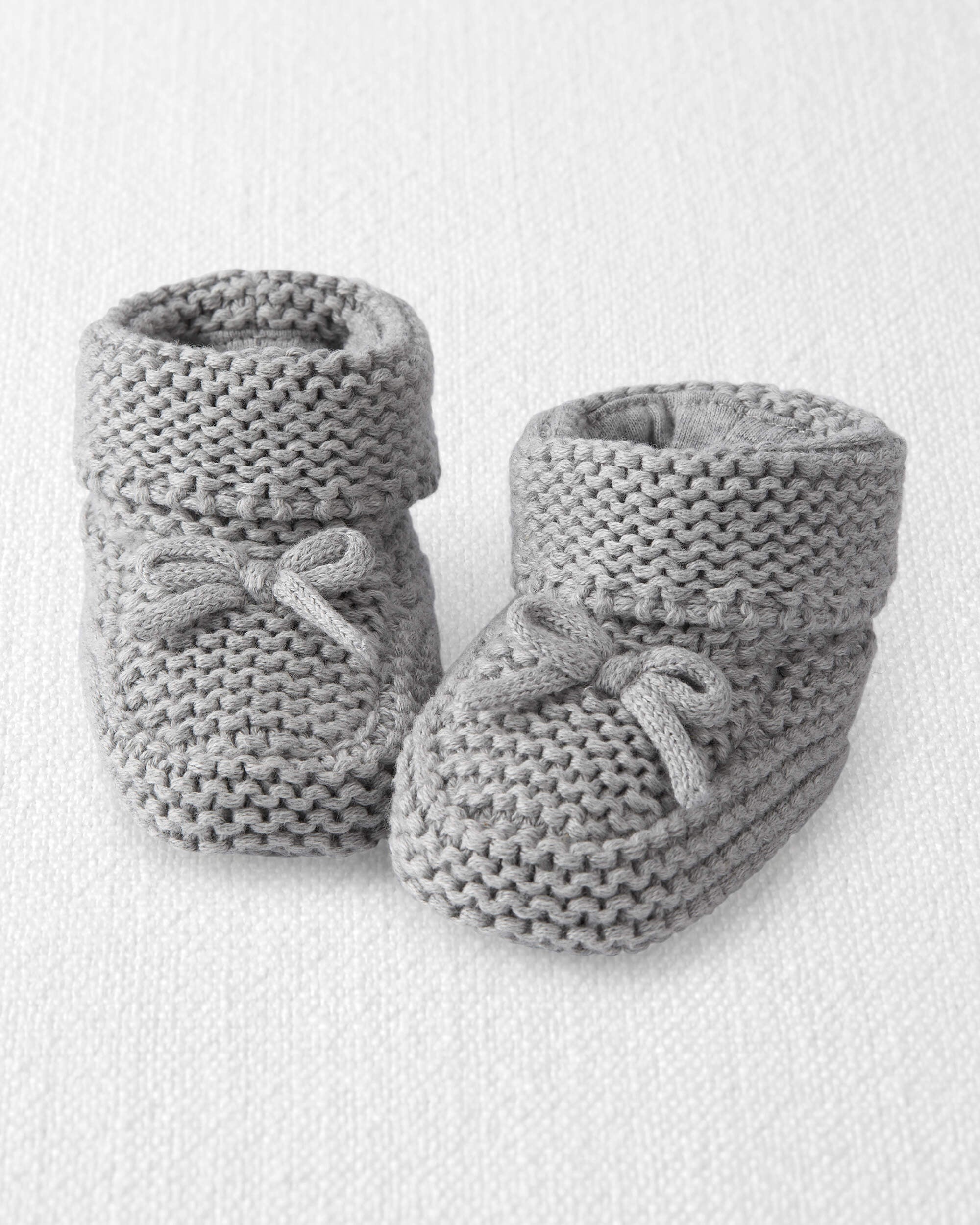 Baby Organic Cotton Crochet Booties