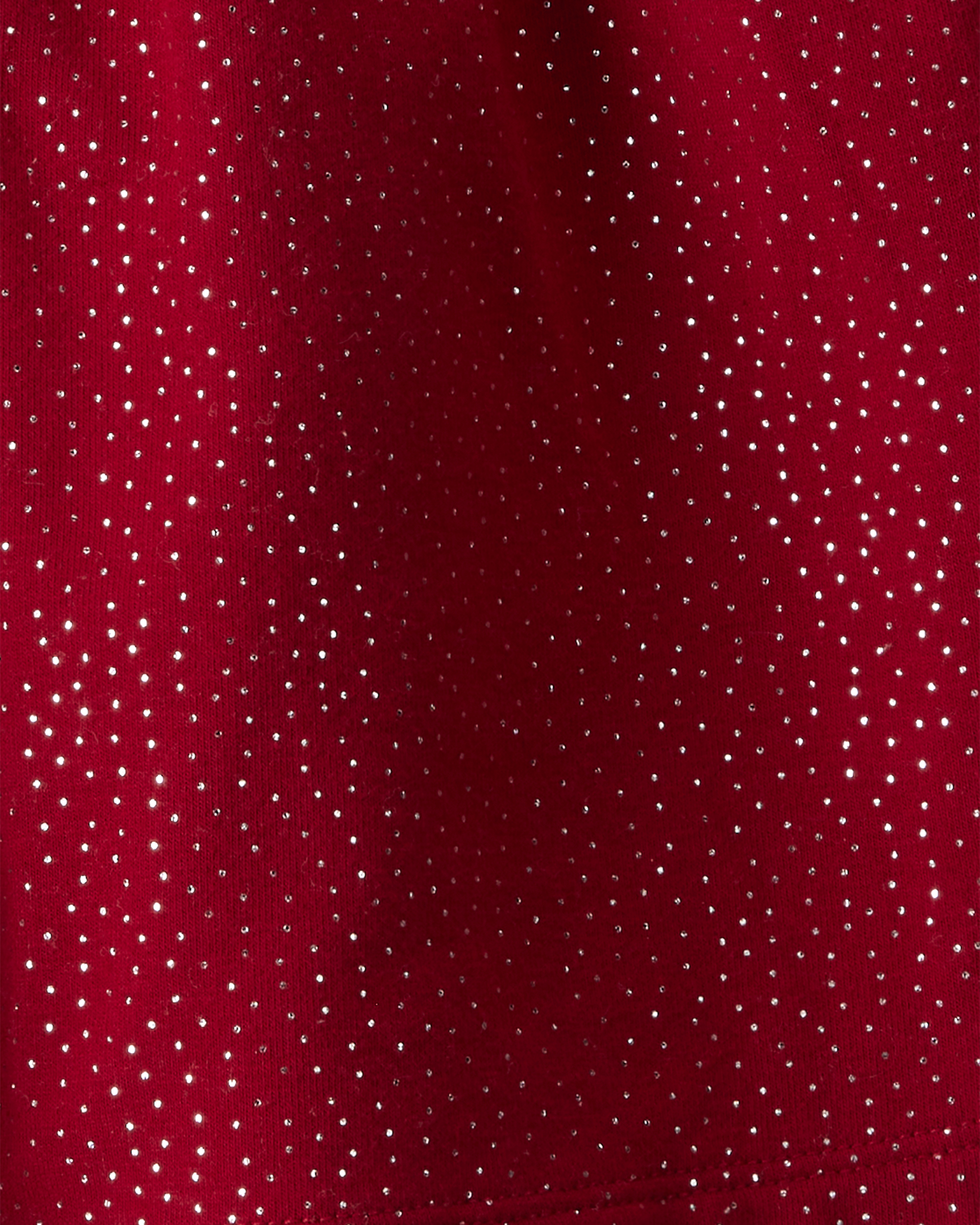 Baby Girl DayDream Fleece Bow Glitter Dress Set - Red