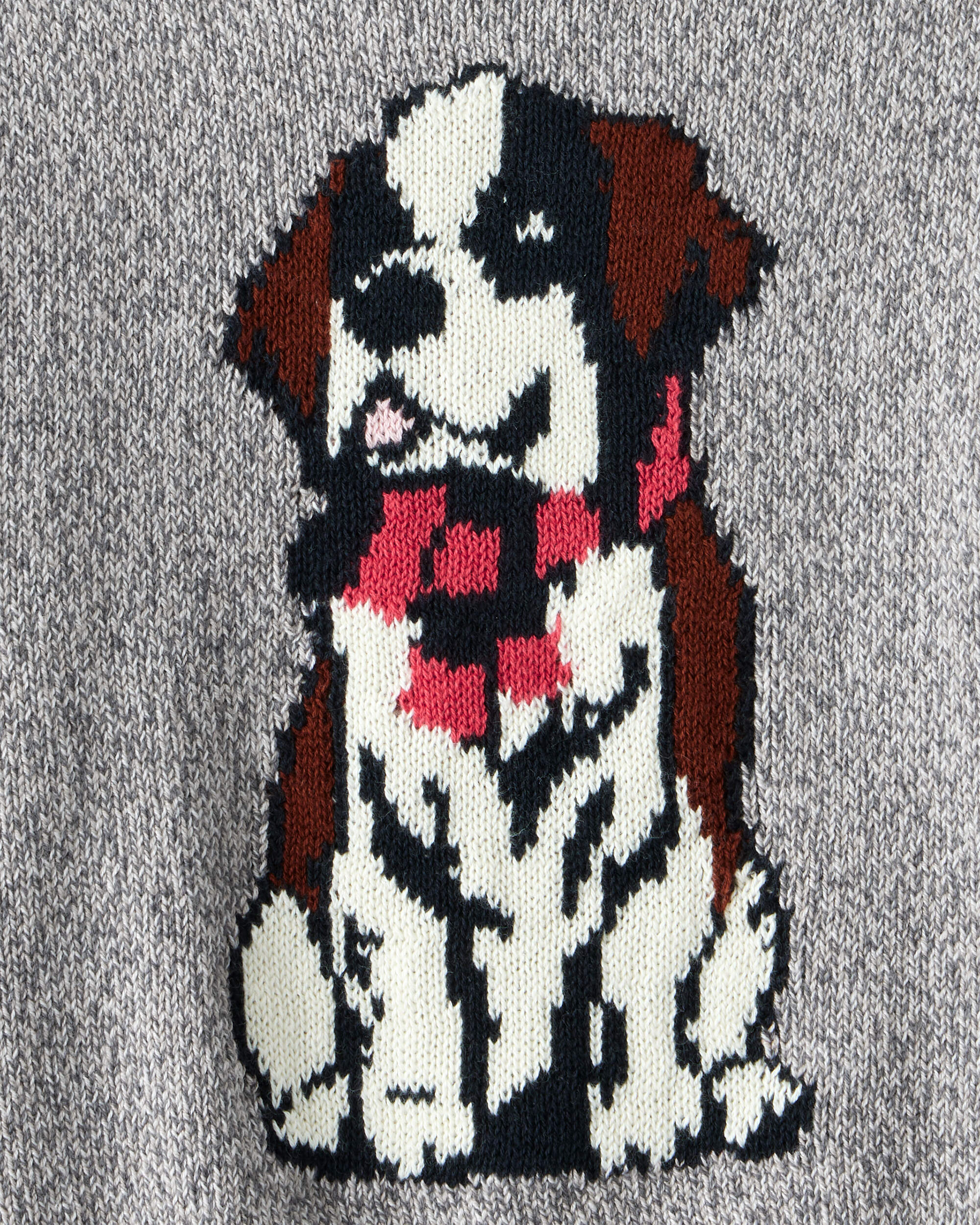 Baby Boy Dog Sweater - Grey