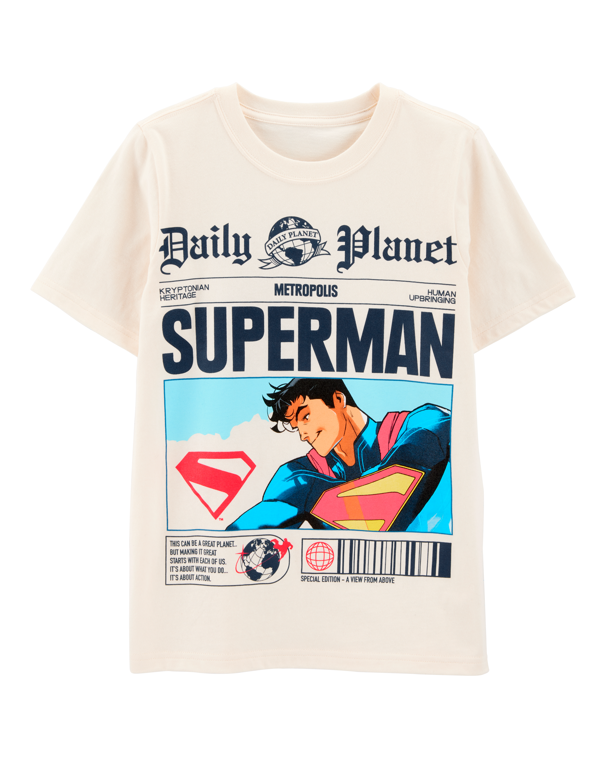 Kid Super-Man Newspaper Tee