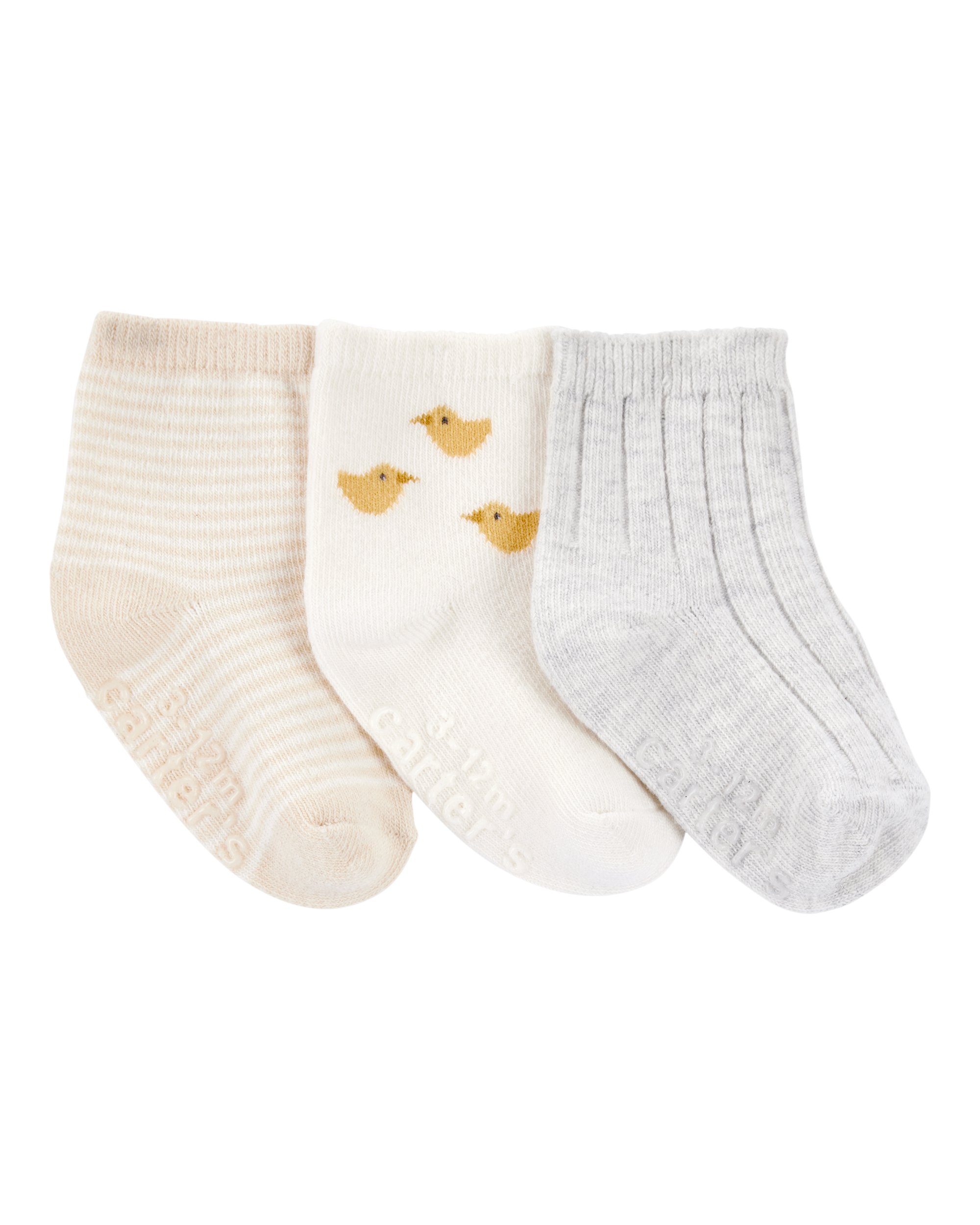 Baby 3-Pack Chick Ankle Socks
