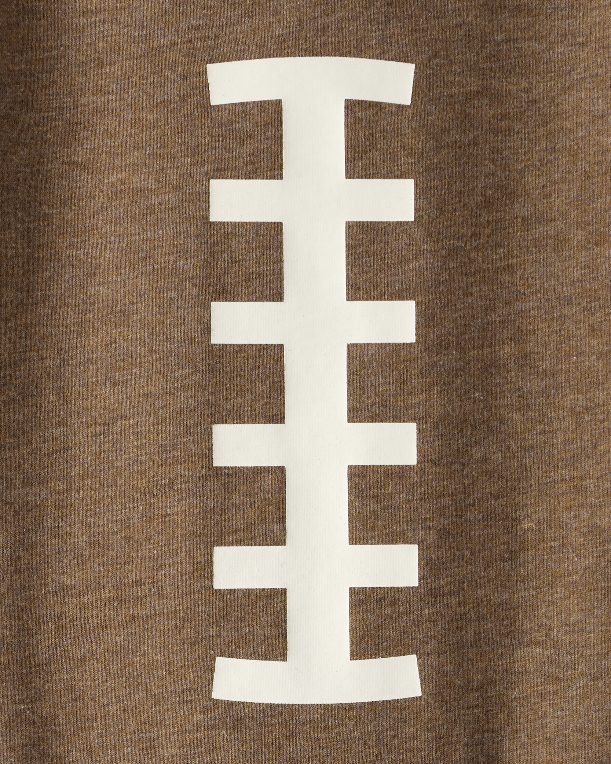 Baby Boy Football Long-Sleeve Graphic Bodysuit - Brown