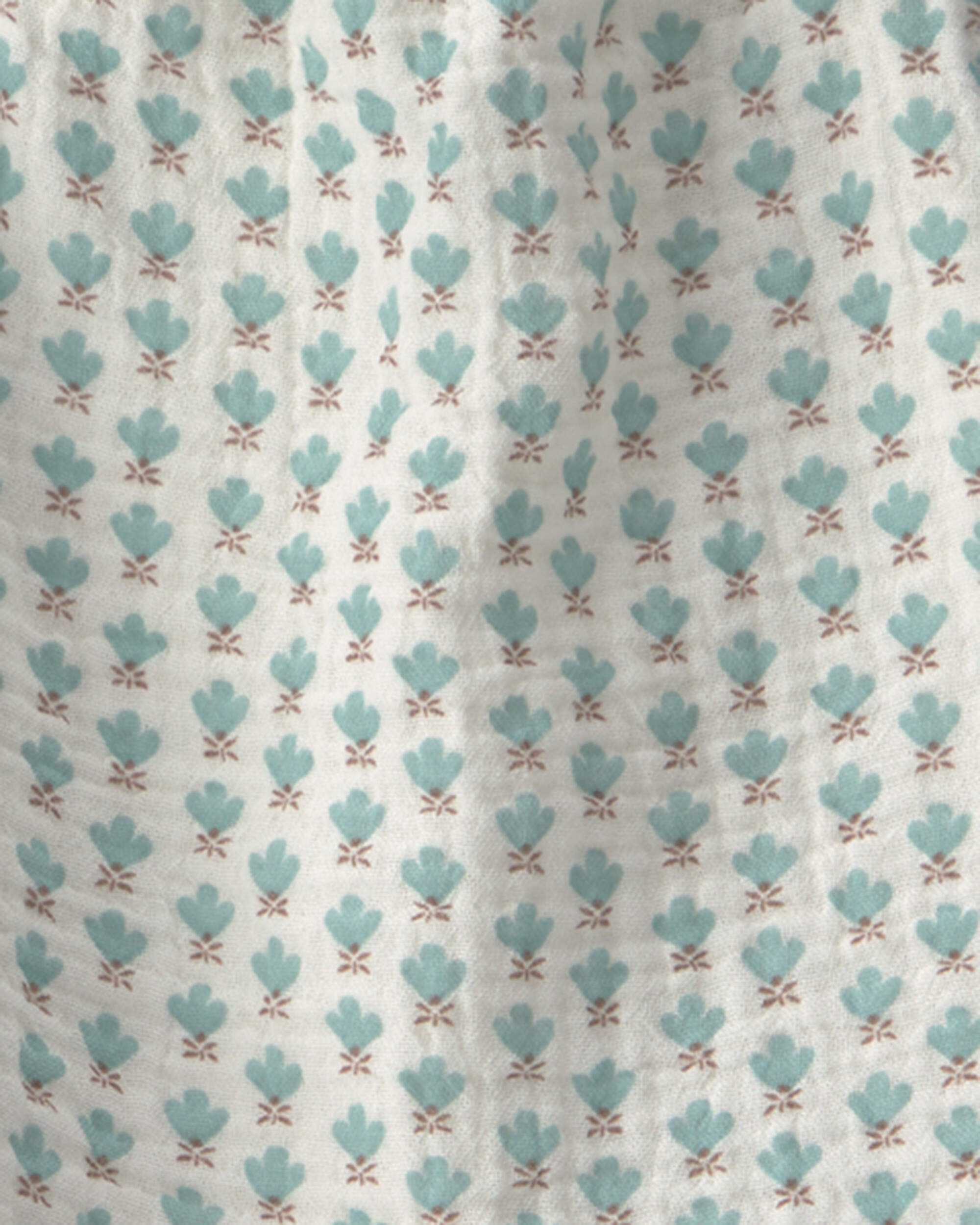 Baby Girl 2-Piece Organic Cotton Gauze Top & Short Set Floral