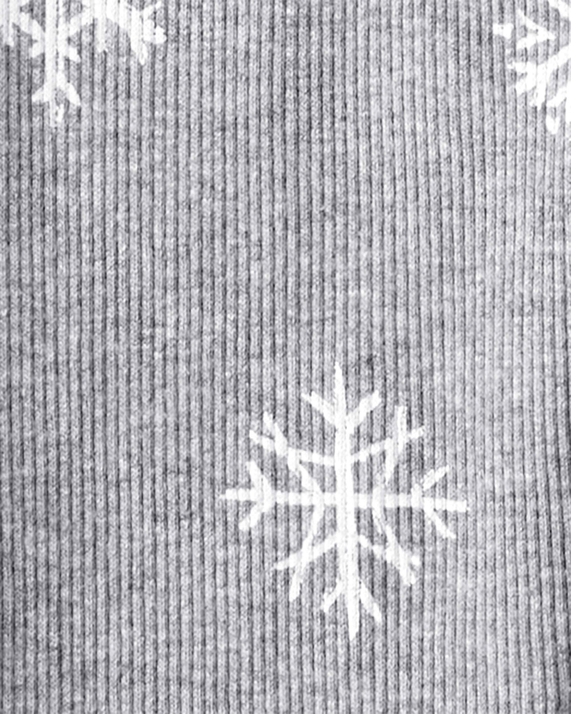 Toddler Girl 2-Piece Snowflake Print Long-Sleeve Tee & Pant Set