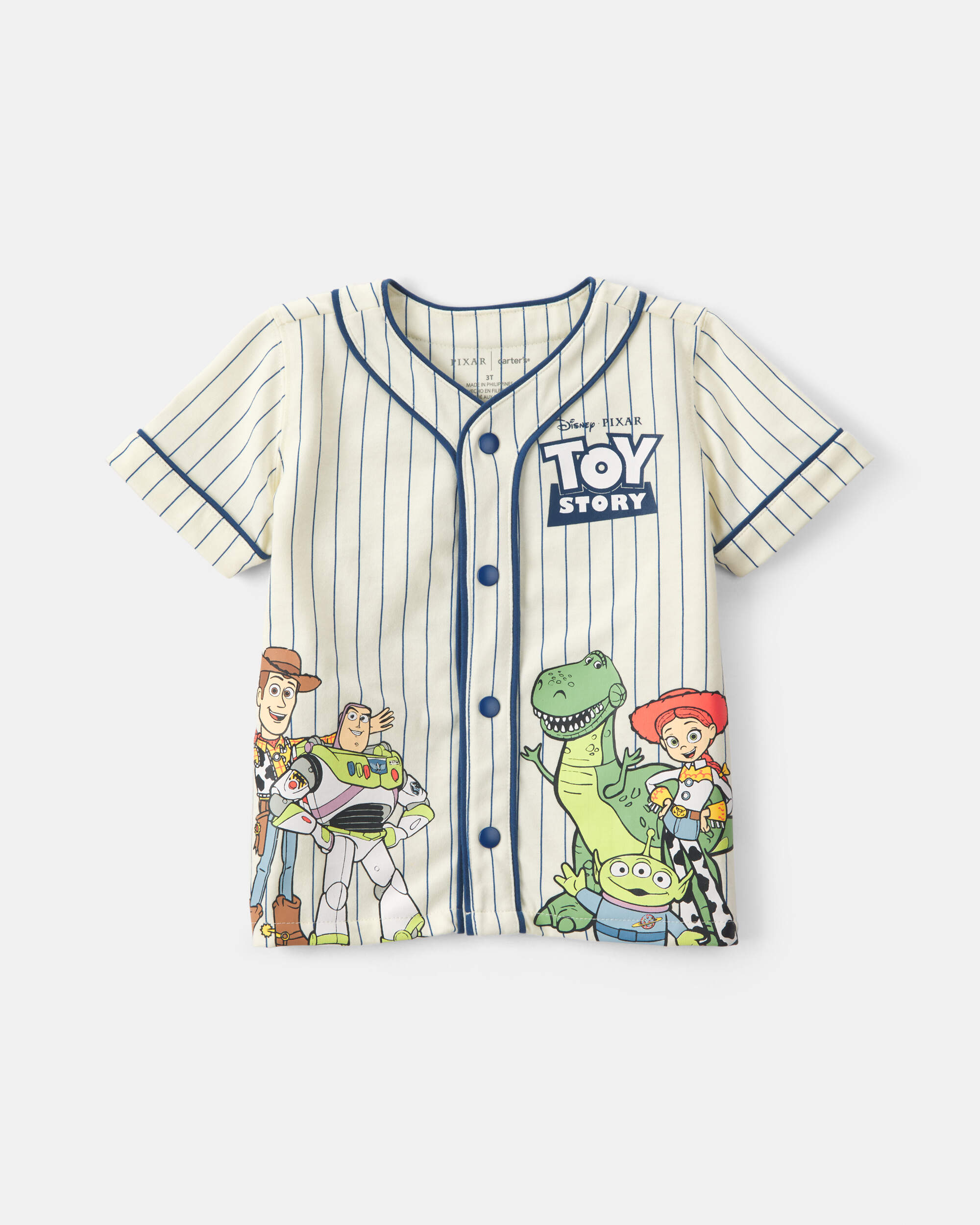 Toddler Boy Pixar© Toy Story Striped Short-Sleeve Jersey